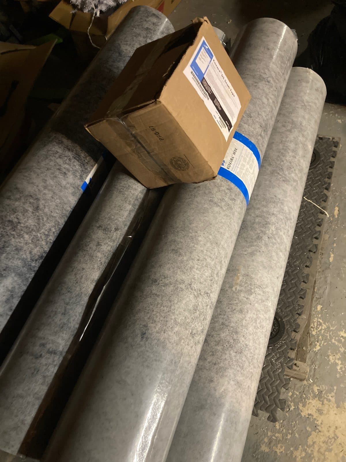 Kovara mbx concrete moisture barrier