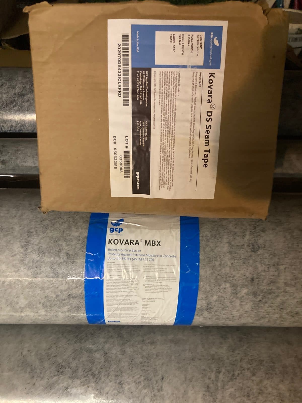 Kovara mbx concrete moisture barrier 3