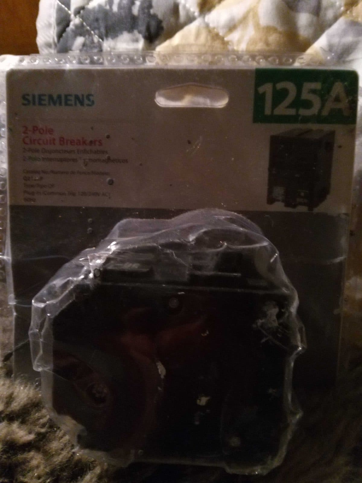 Siemens Q2125A 125A 2 pole circuit breaker