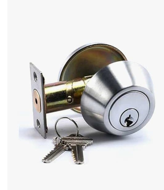One side deadbolt w/outside closer