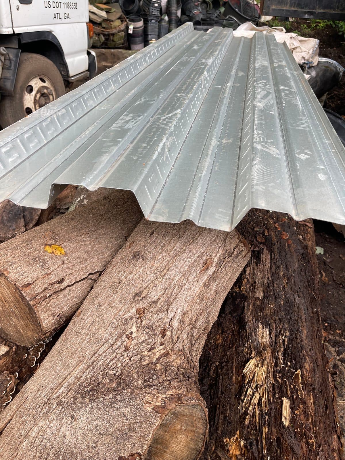 2” corrugated steel concrete floor decking (make a reasonable offer)