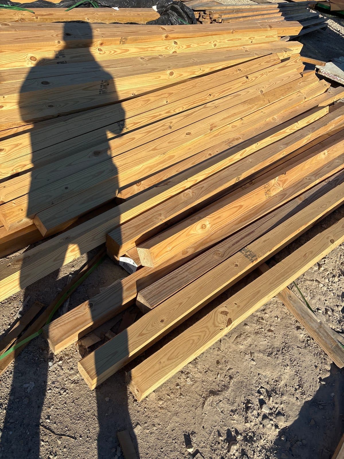Lumber 4x4x8-10’