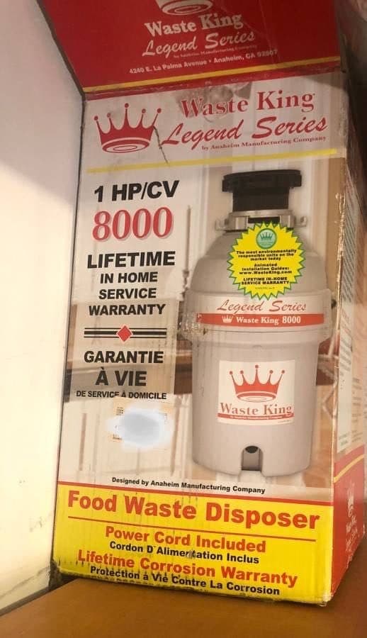Waste king garbage disposal