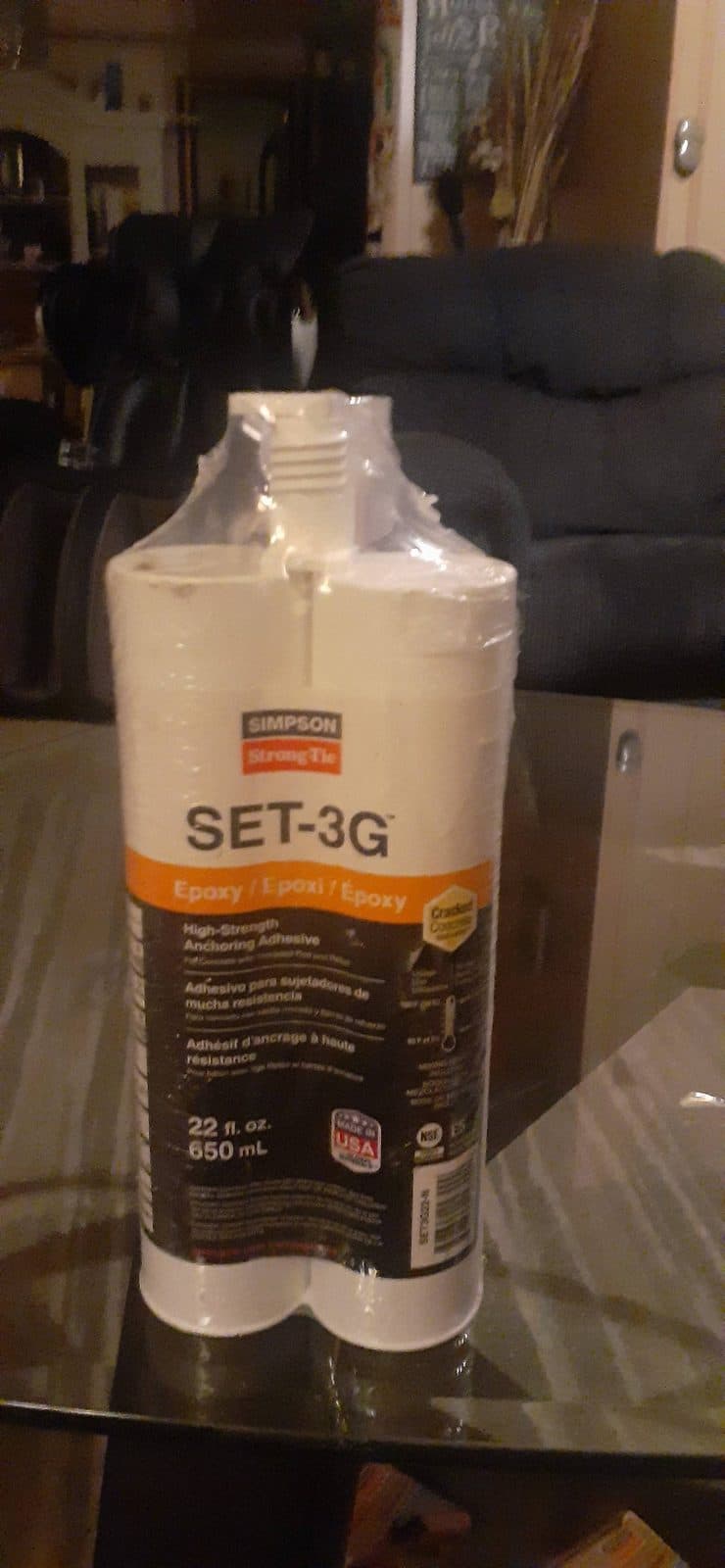 Simpson Strong-Tie SET-3G Epoxy Adhesive