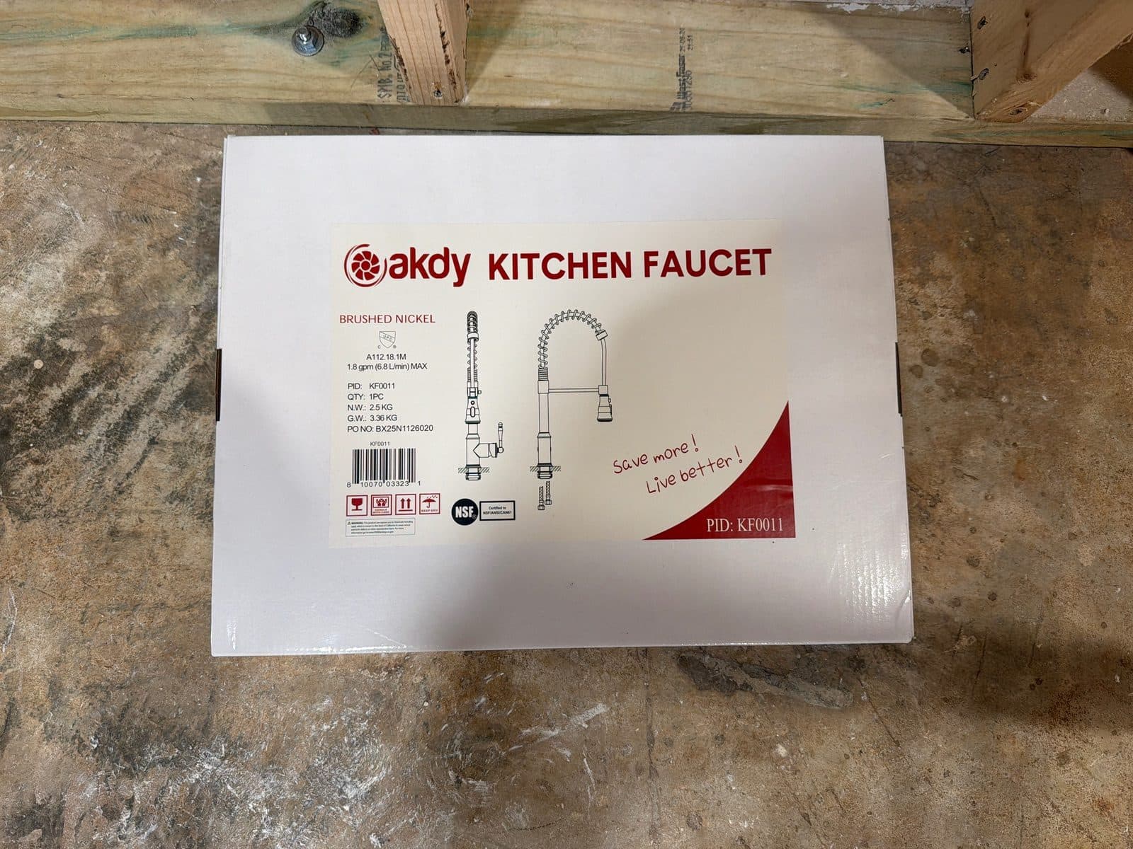 Kitchen sink faucet