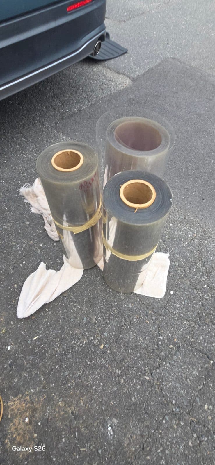 3 Rolls of Lexan Polycarbonate Film