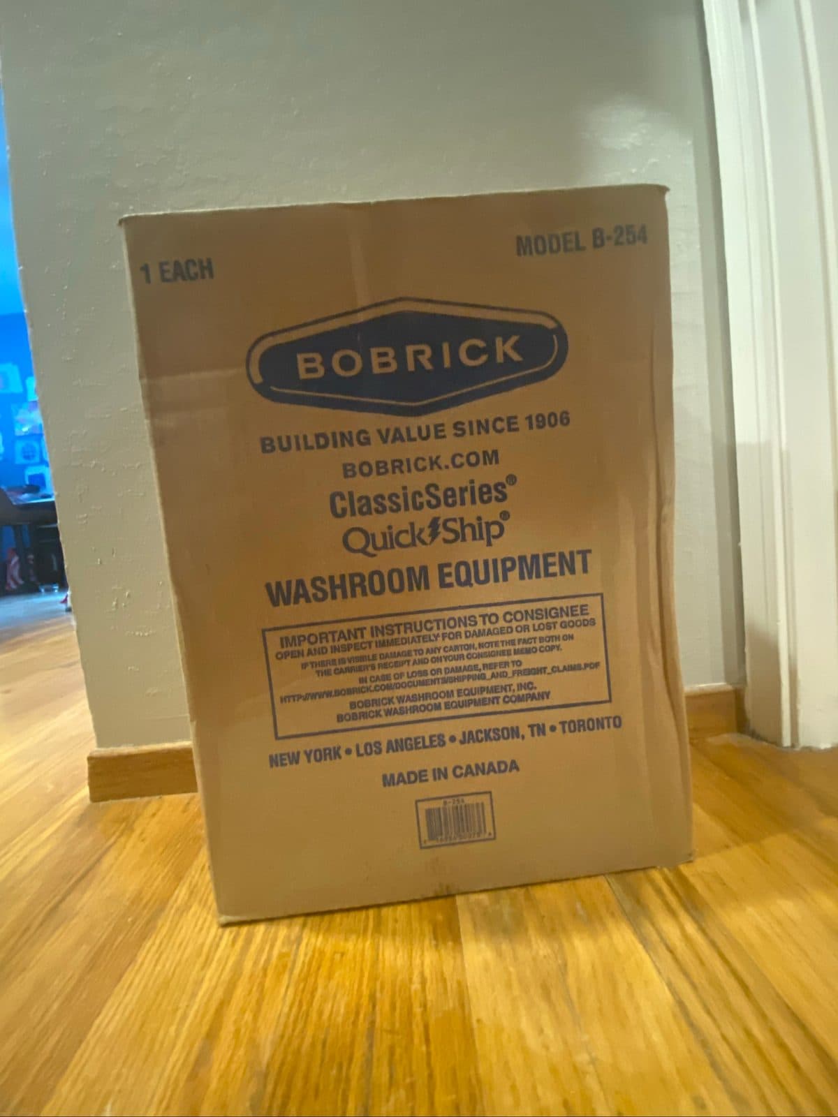 New Bobrick B-254 Sanitary Napkin Disposal
