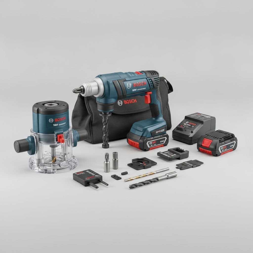 BOSCH 18V DRYWALL SCREWG UN/ROUTER COMBO KIT