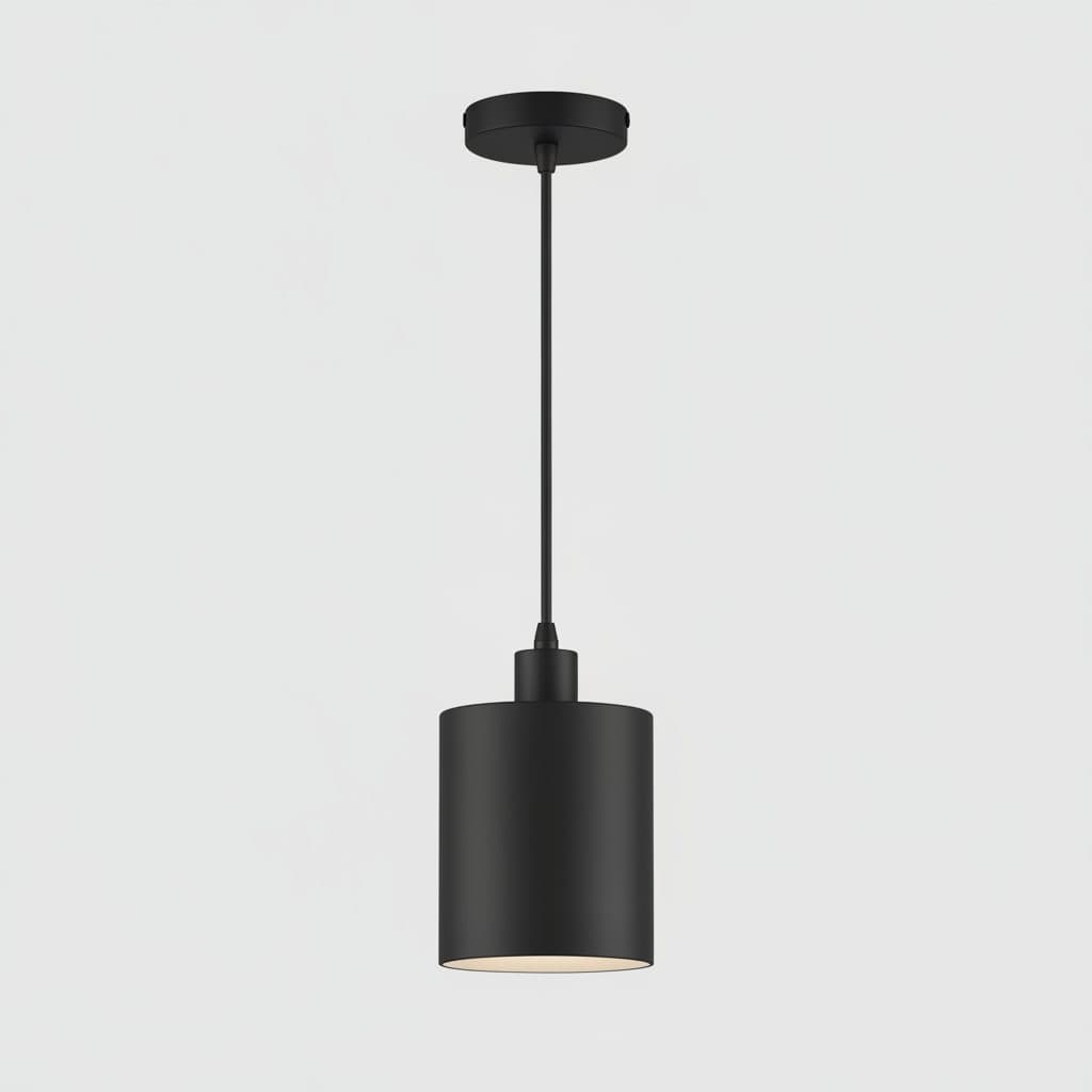 Finley 13-Watt Black Modern Integrated LED Mini Pendant