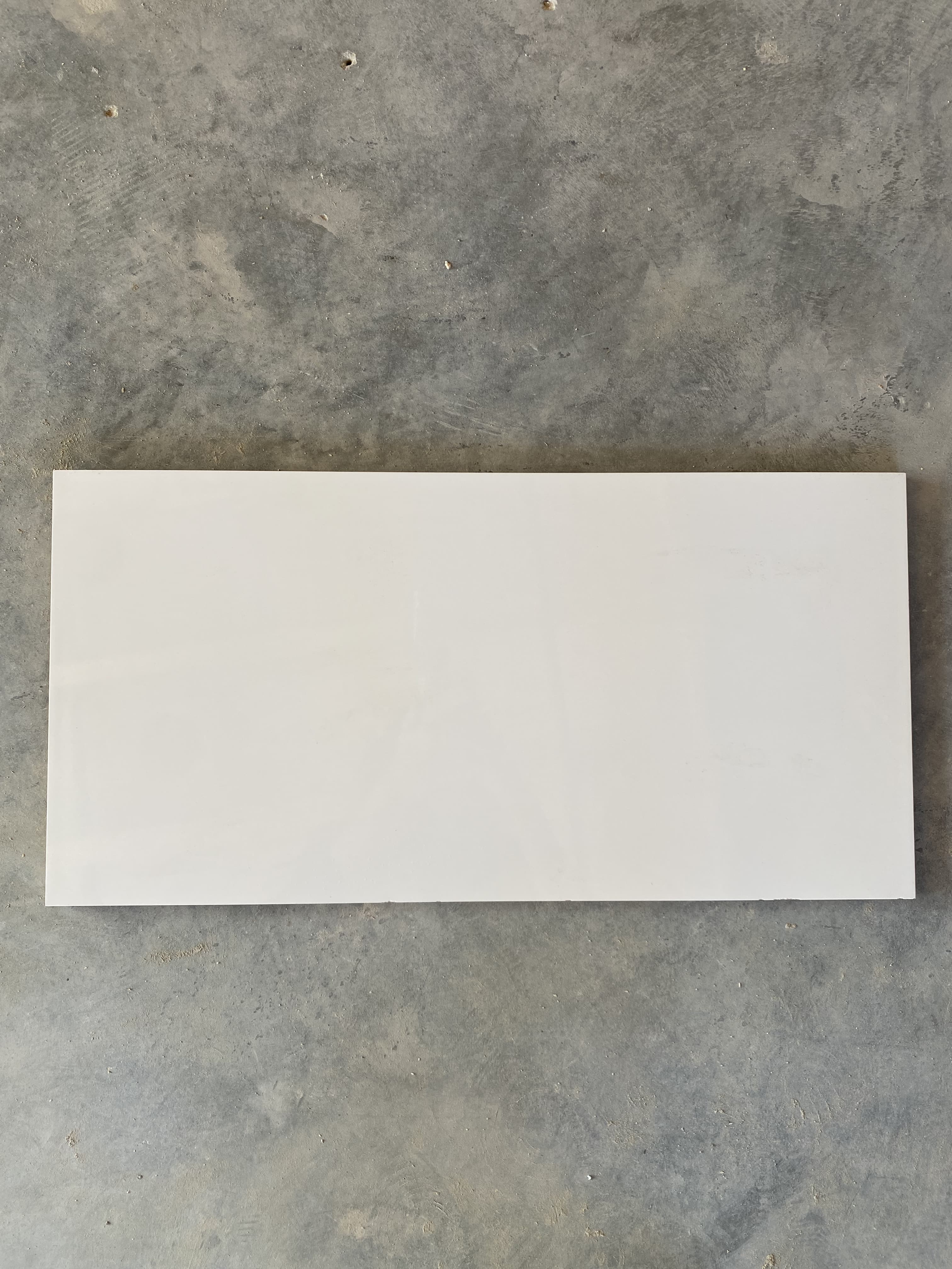 Off white 12/24” shower wall tiles, glossy finish 2
