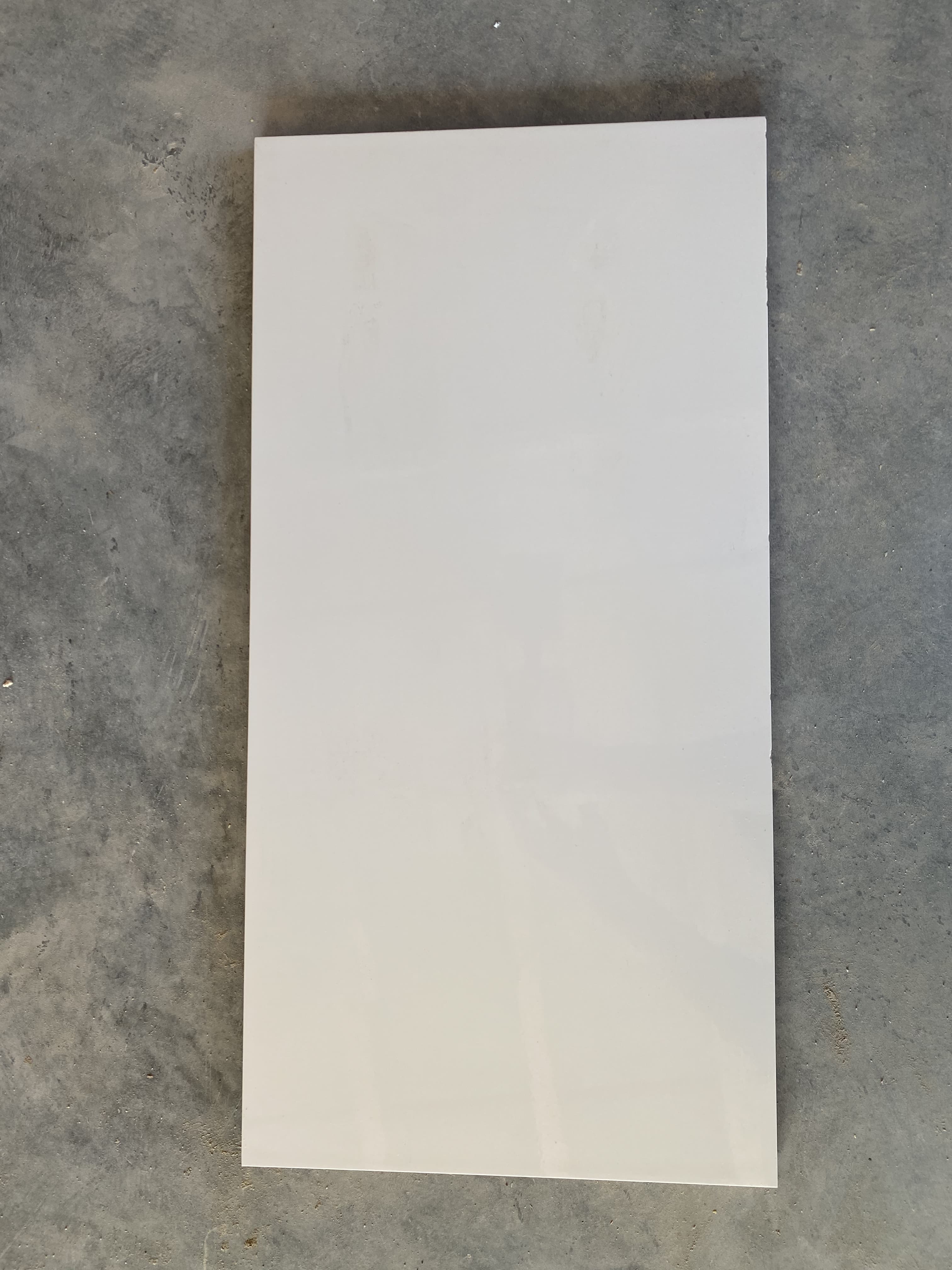 Off white 12/24” shower wall tiles, glossy finish 3