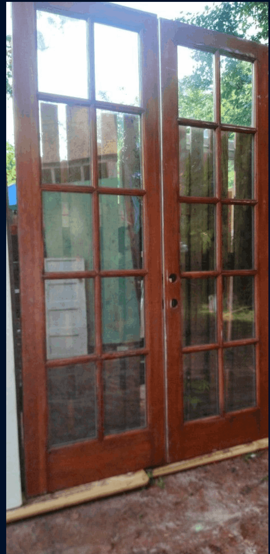 8ft Tall Solid Wood Patio Doors by Simpson 6