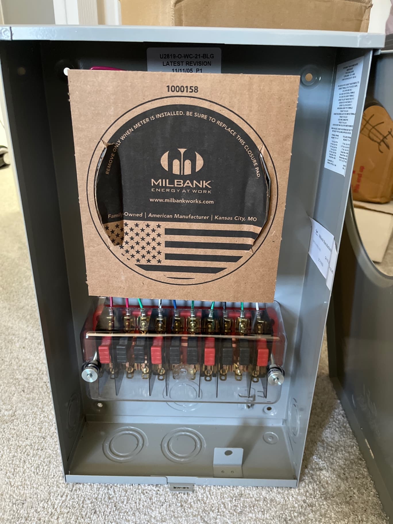 Milibank Electrical Box