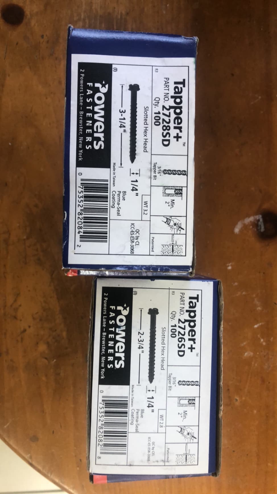 Concrete fasteners