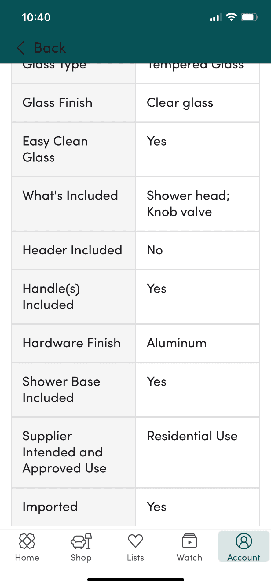 Shower 5