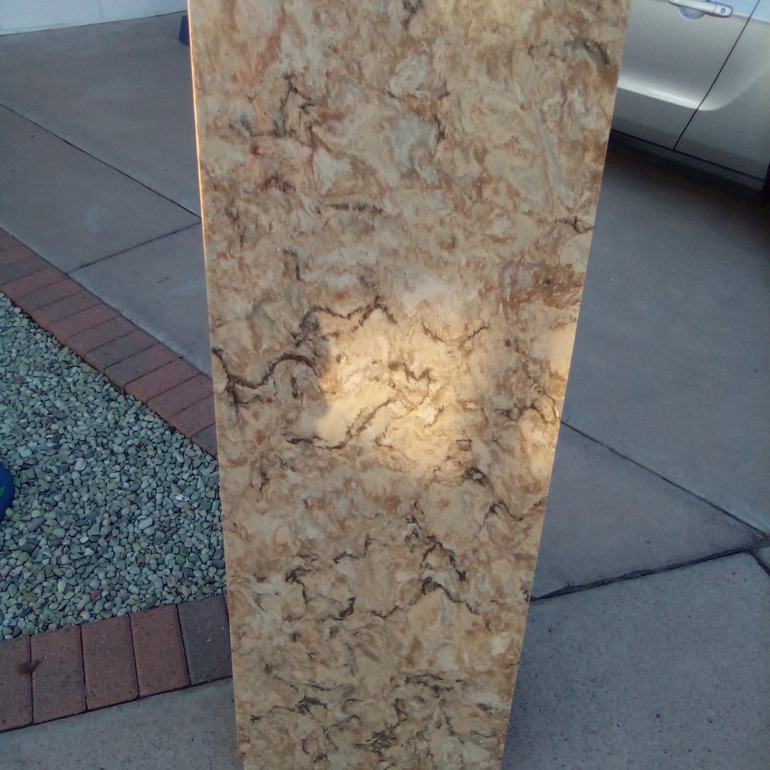 Marble Slab/Counter 19"x65"