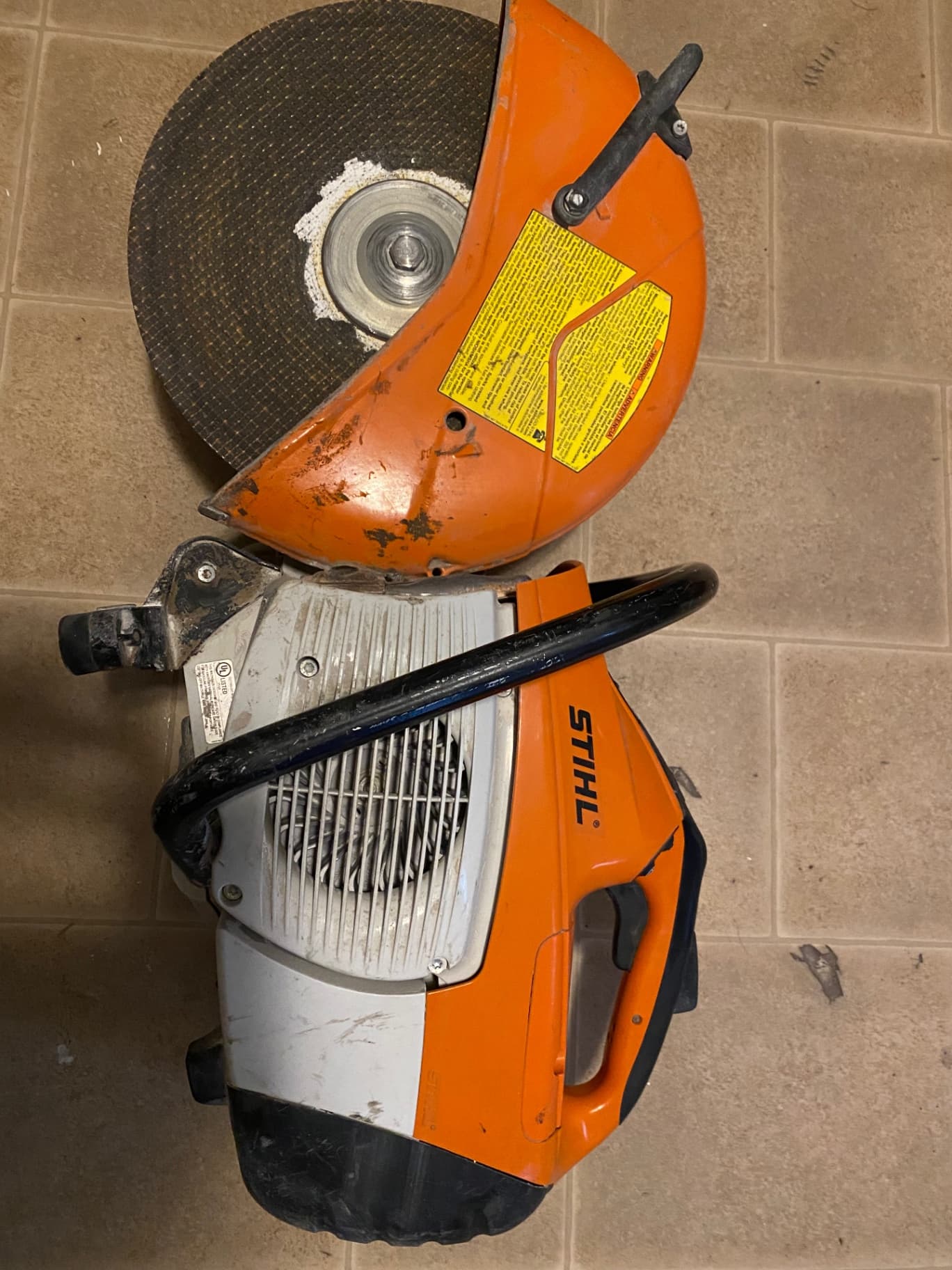 Stihl Ts 500i cut off saw 3