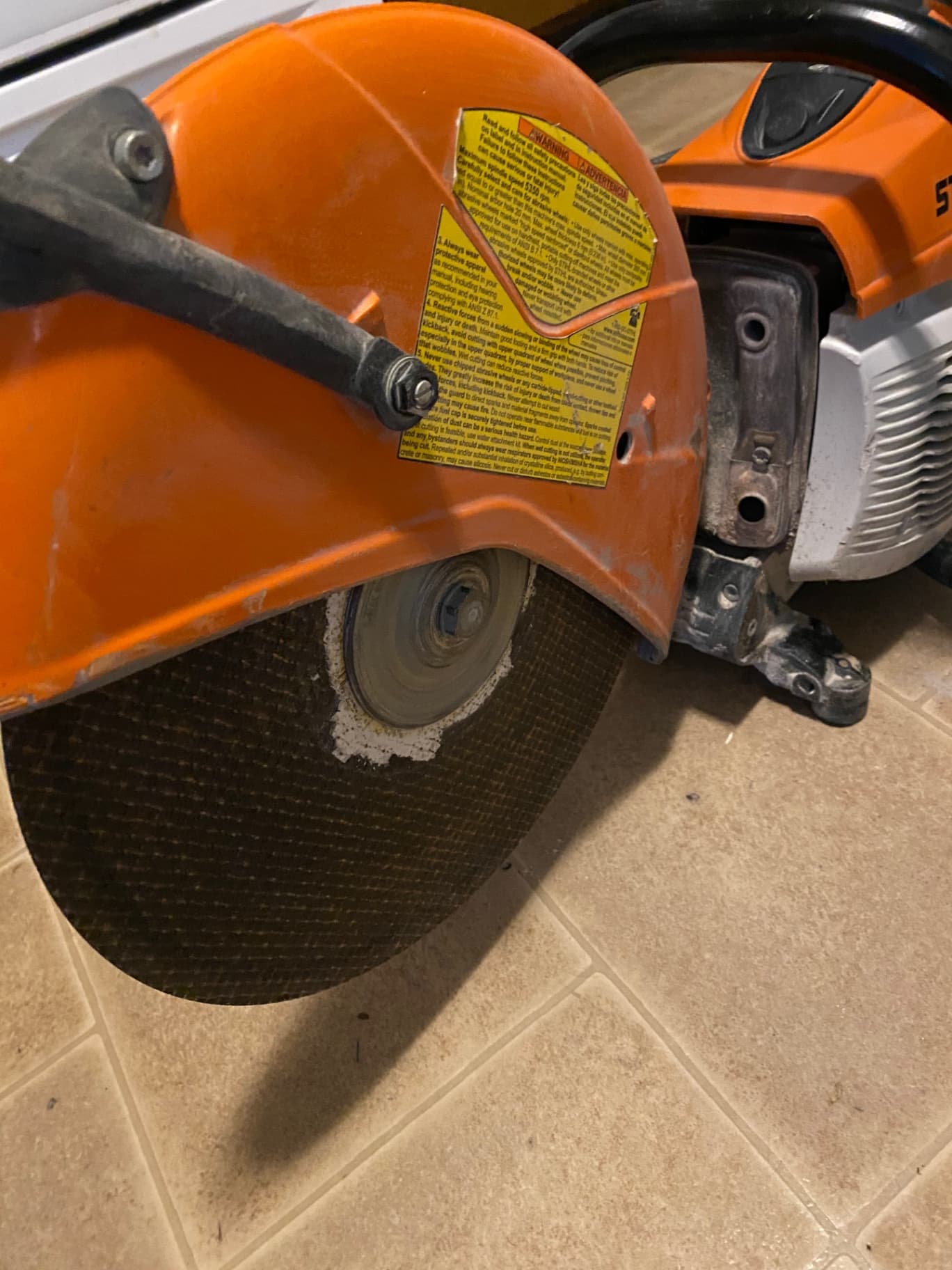Stihl Ts 500i cut off saw 5