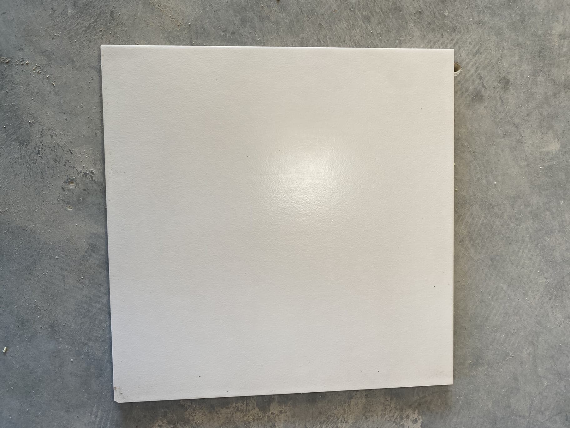 Off white 12/12” flat finish floor tiles 2