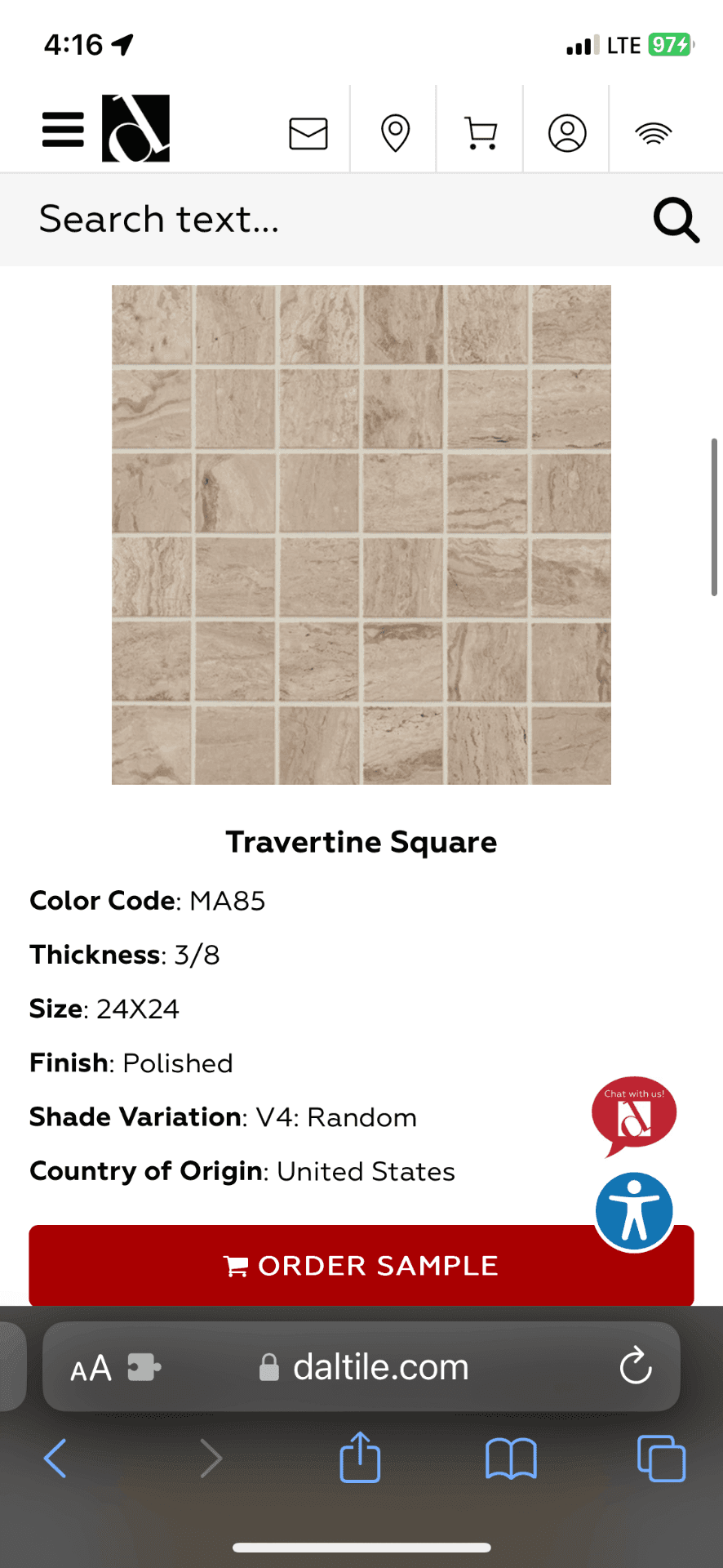 24×24 Marble Attaché Porcelain Tile 3