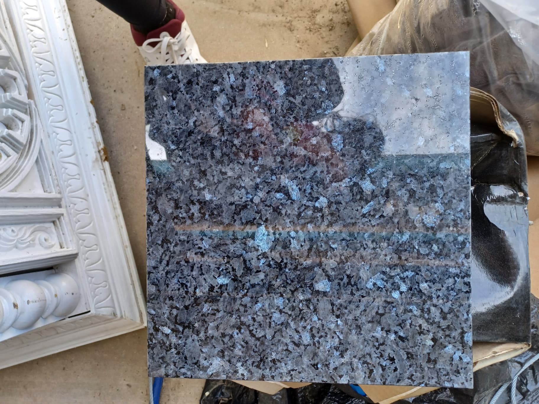 BLUE Pearl Granite Square
