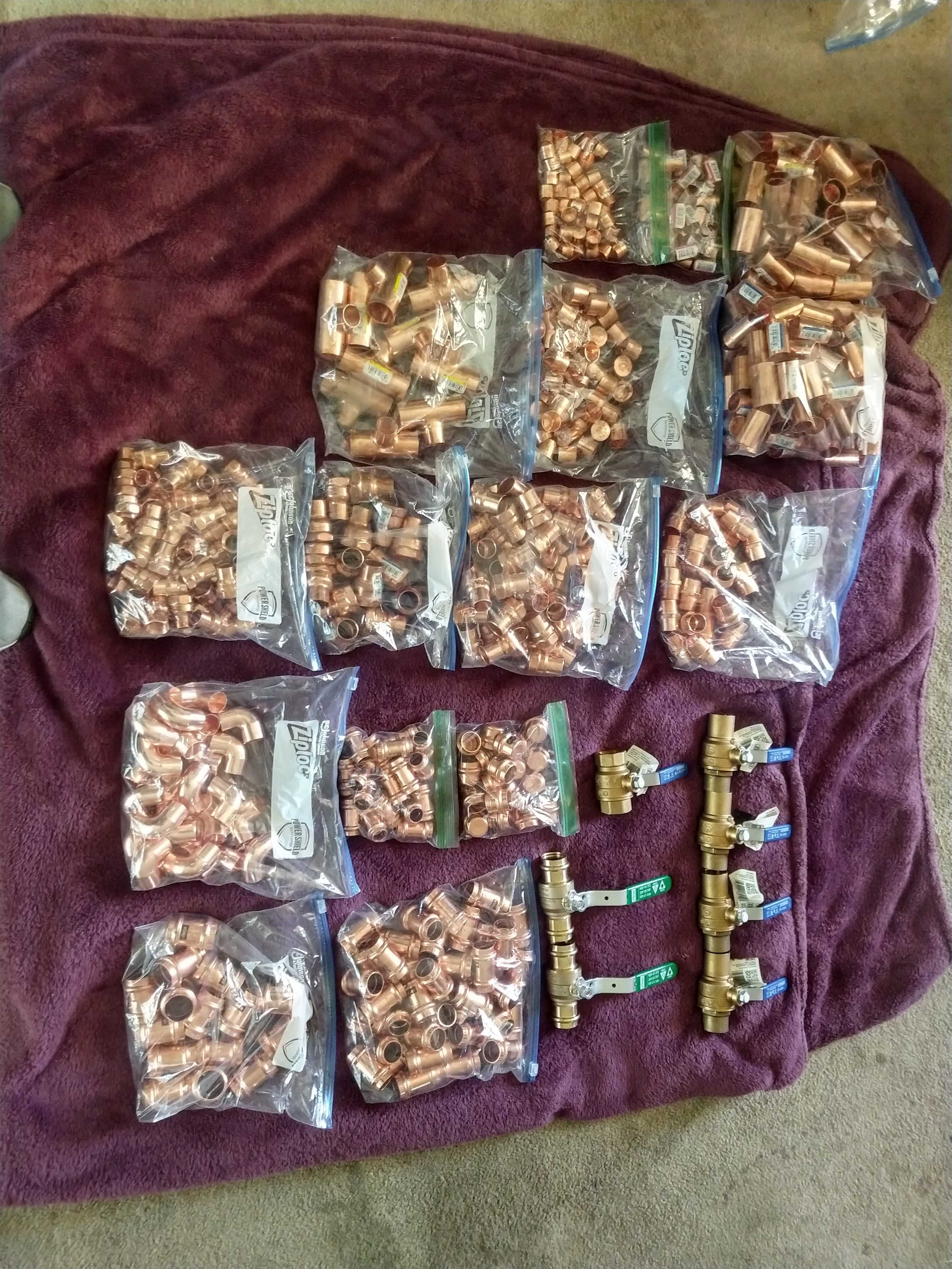 Propress & Wrot Copper fittings 15