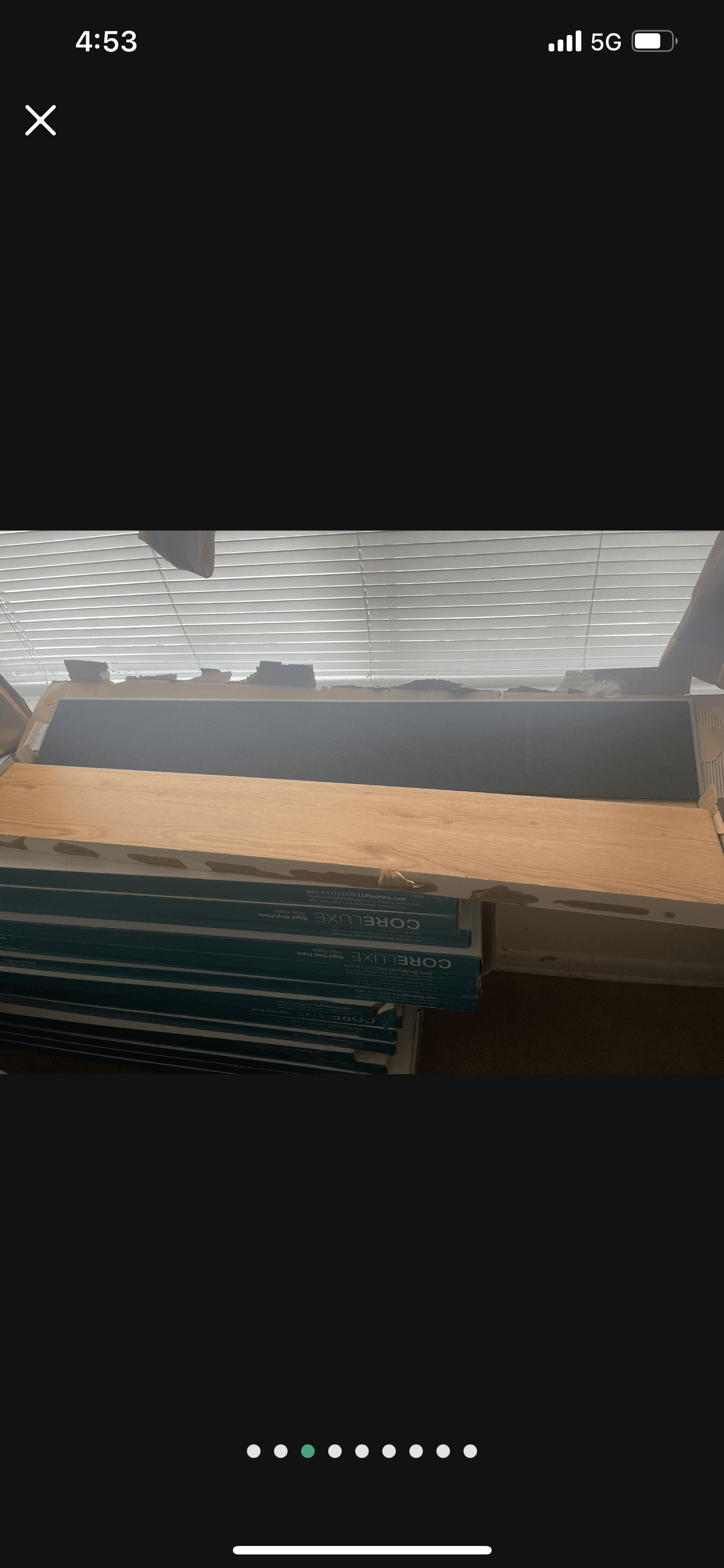 Floor Vinyl (Honey Meade Oak 7mm w\ Pad) x30+ Boxes Includes 4 Super Rolls Of Underlayment Paper 3