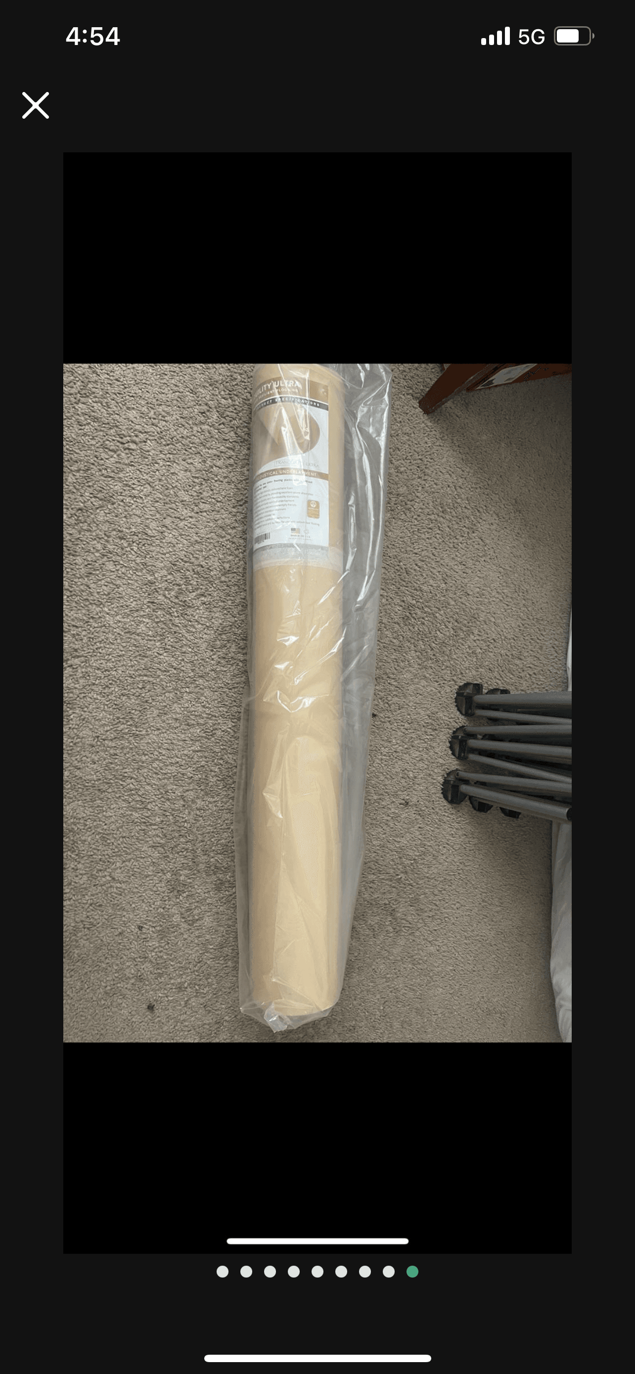 Floor Vinyl (Honey Meade Oak 7mm w\ Pad) x30+ Boxes Includes 4 Super Rolls Of Underlayment Paper 9