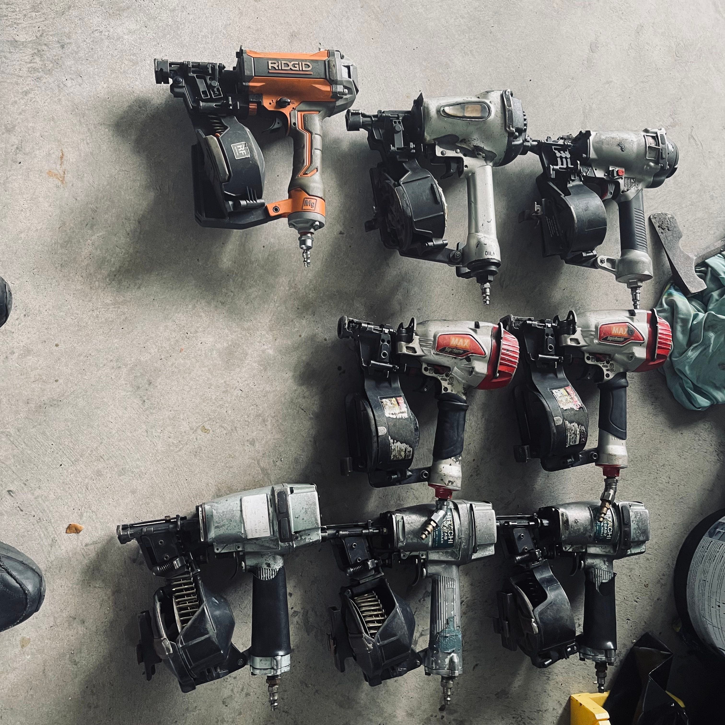Roofing nail guns