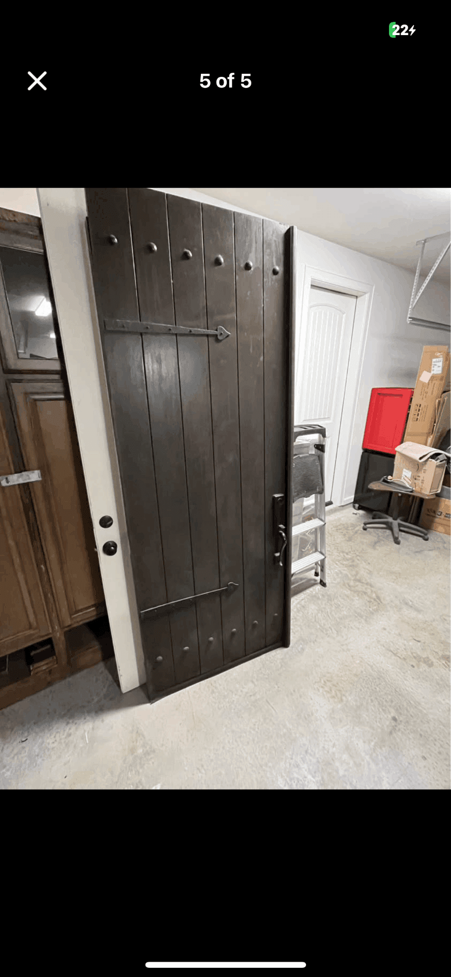 Solid wood entrance doors - 2doors