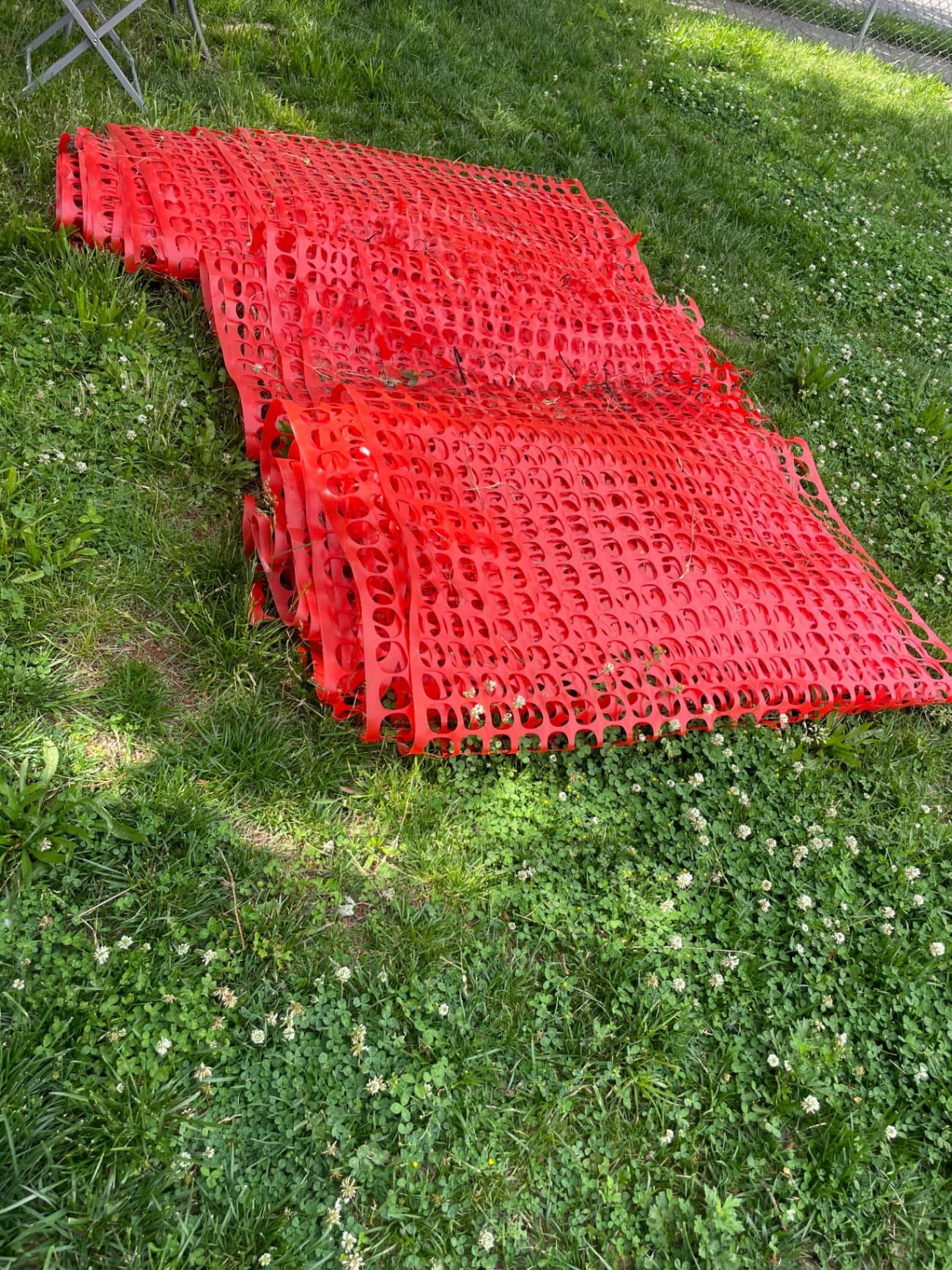 Orange Plastic Fence (YardGard)