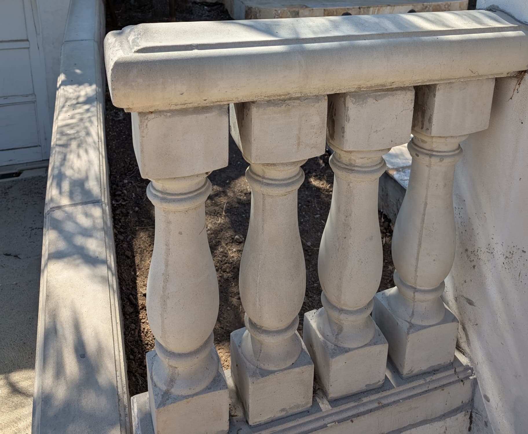 MUST SELL $12 - CONCRETE BALUSTER RAILINGS, BASES, & CAPS MULTIPLE UNITS 3