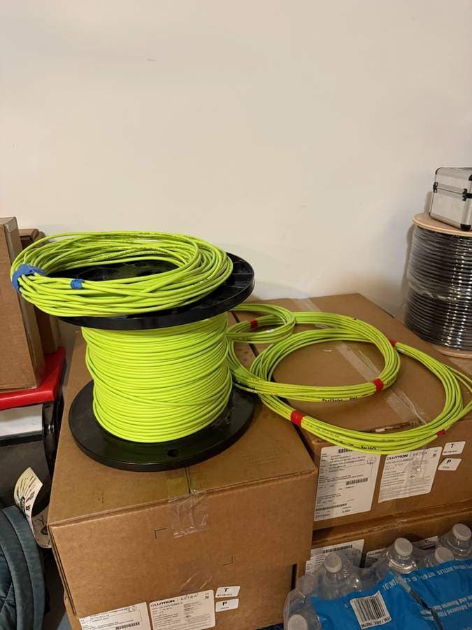 Fiber Optic Cable 6 Strand Plenum Rated Multimode