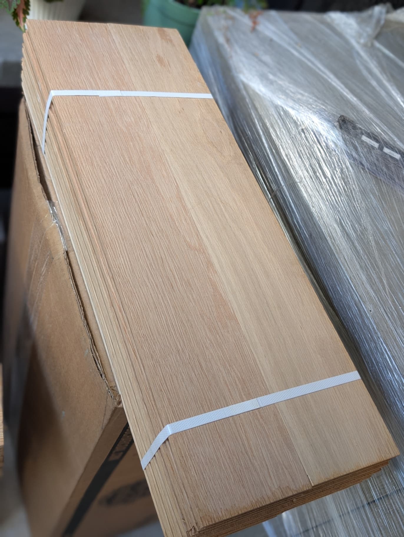 White Oak Hardwood Flooring Select – Herringbone Pattern – 50%Discount