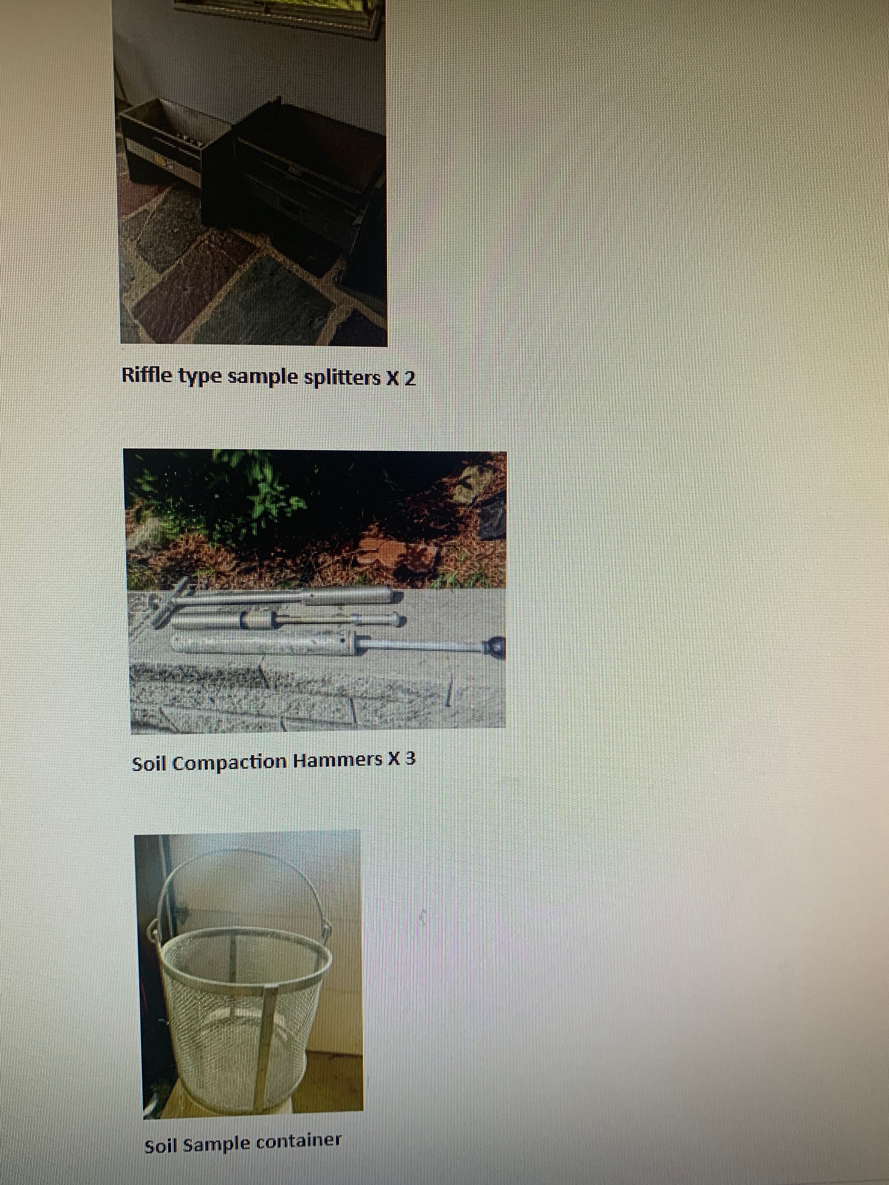 Lot of concrete and soil testing equipment/lab supplies 6