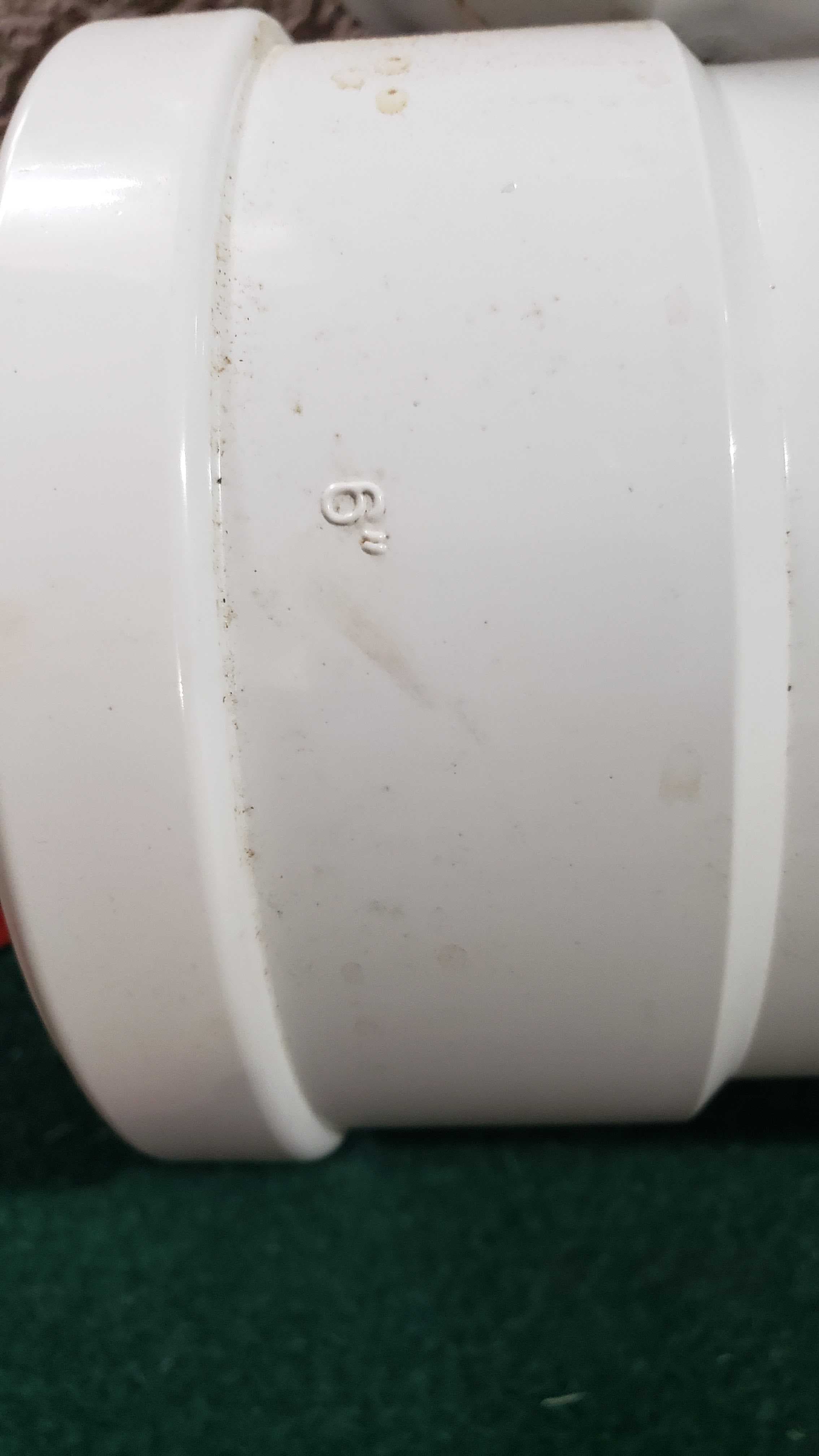 GPK Heavy Wall Sewer 8" x 8" x 6" PVC SDR 35 1/8 Bend 45° Wye (G x G x G) Gasket 6