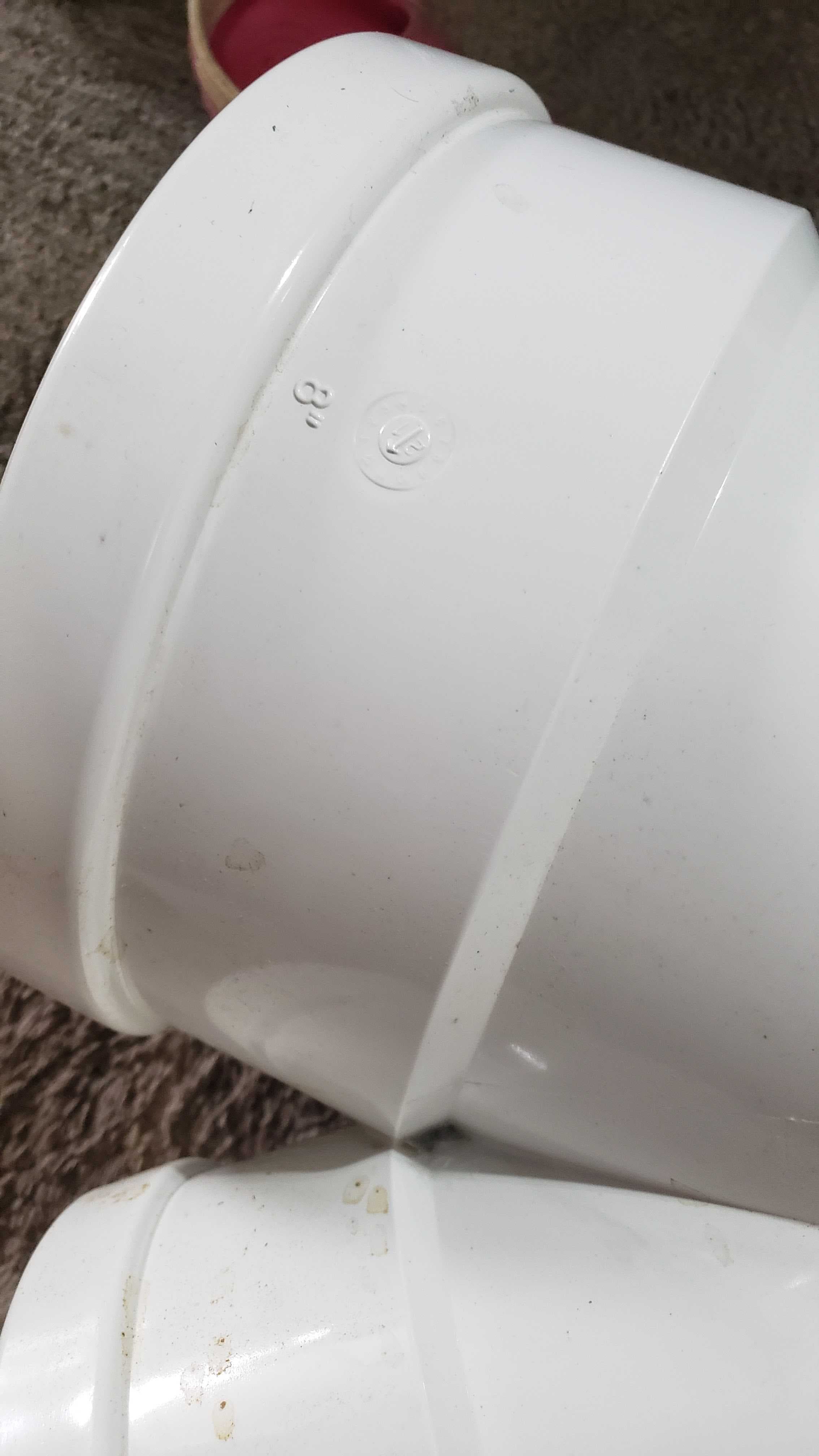 GPK Heavy Wall Sewer 8" x 8" x 6" PVC SDR 35 1/8 Bend 45° Wye (G x G x G) Gasket 7