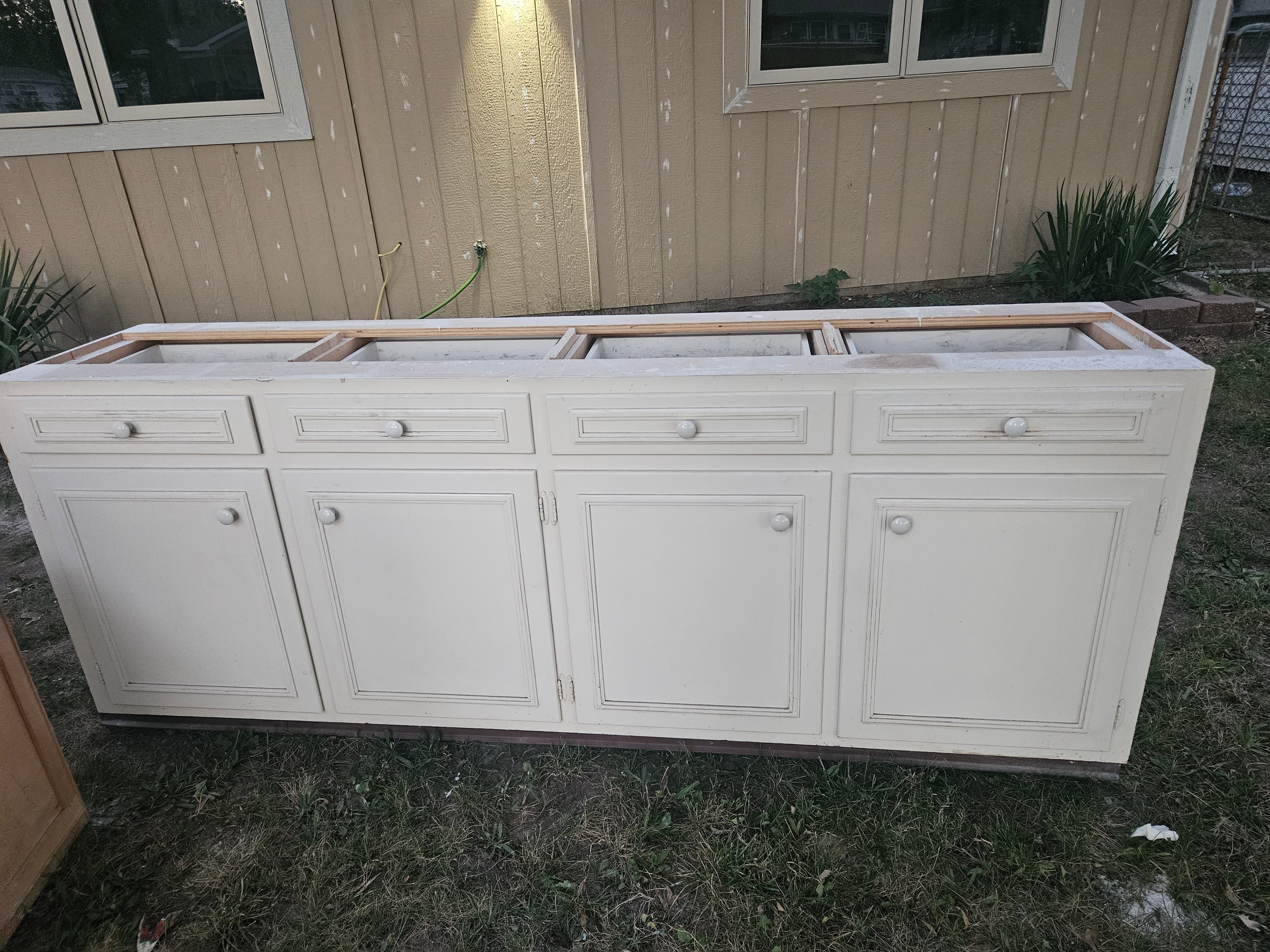 Wooden cabinets