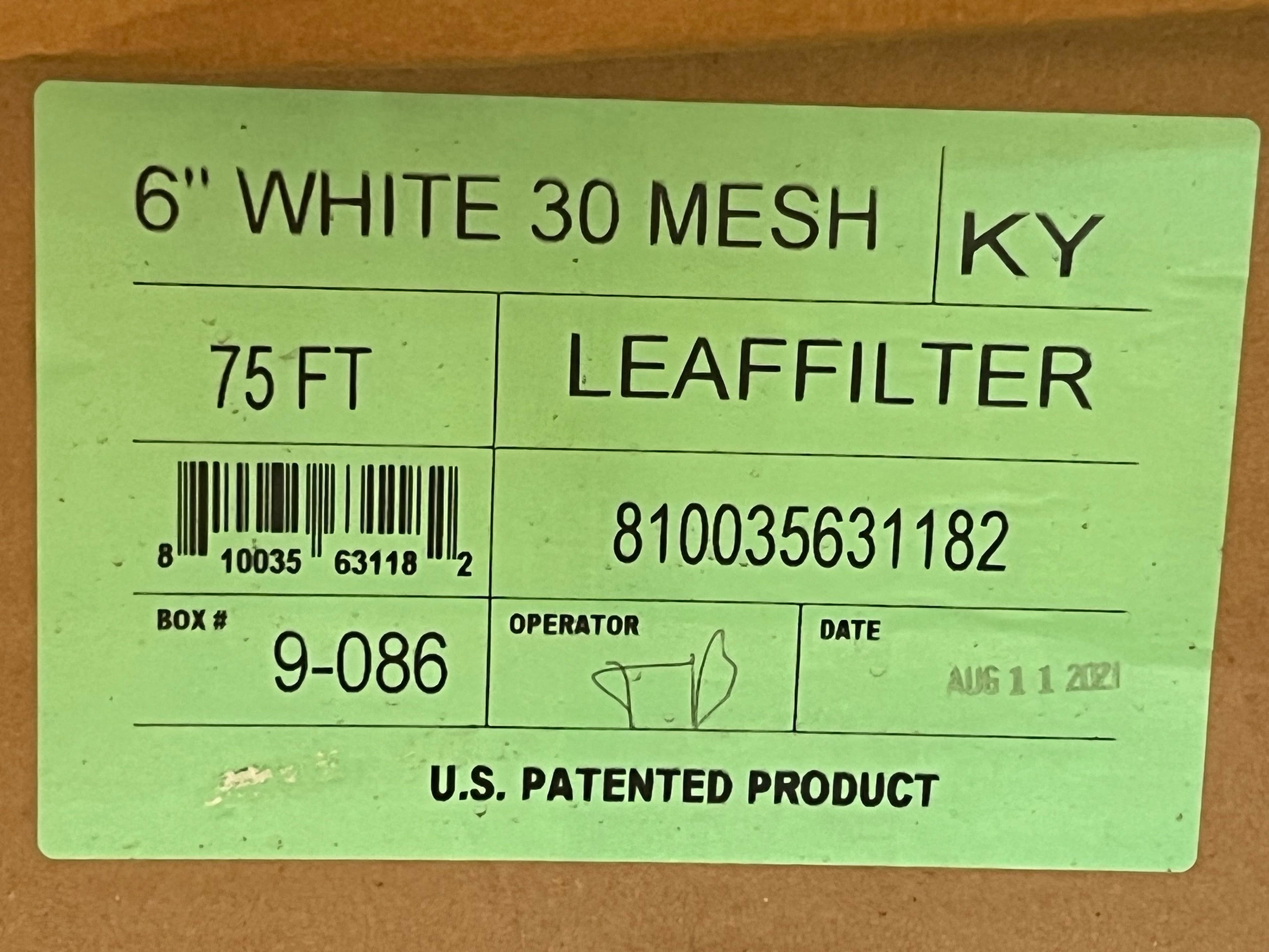Leaf filter gutter guards 2