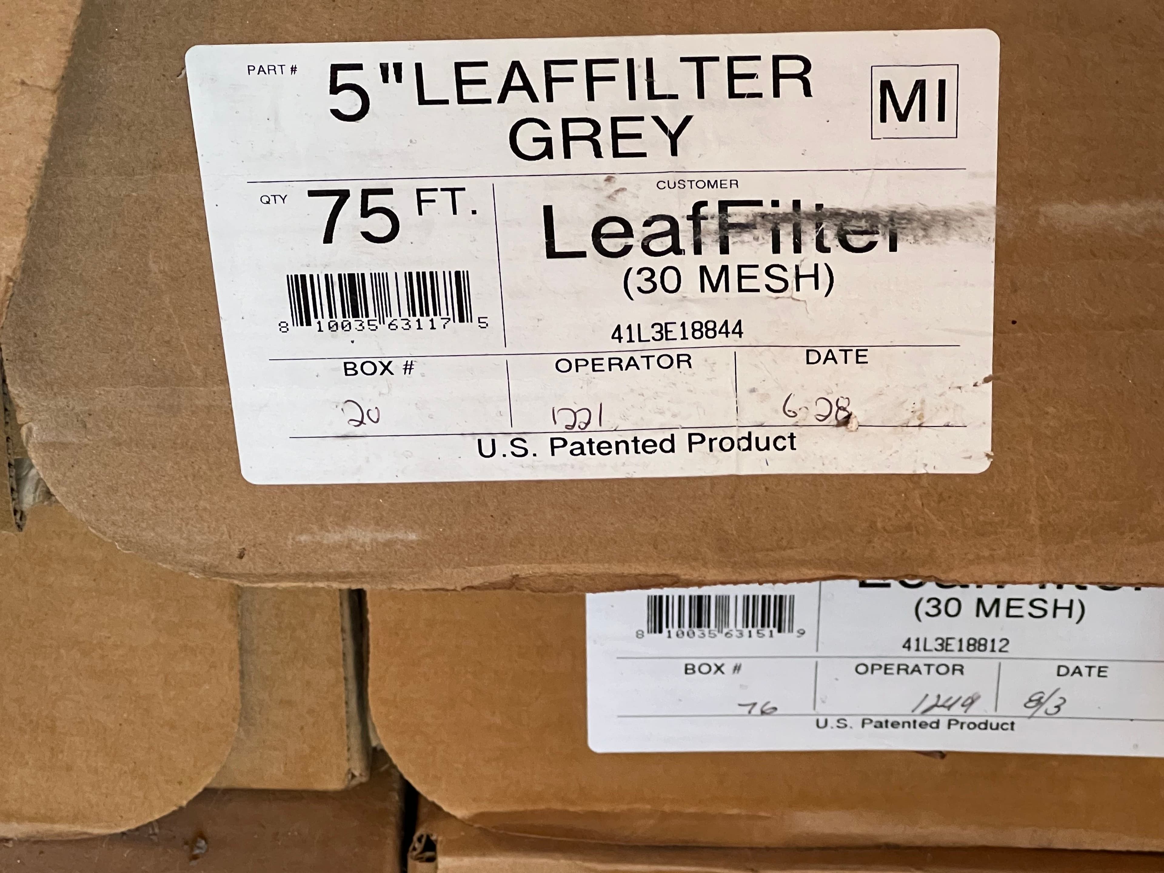 Leaf filter gutter guards 3