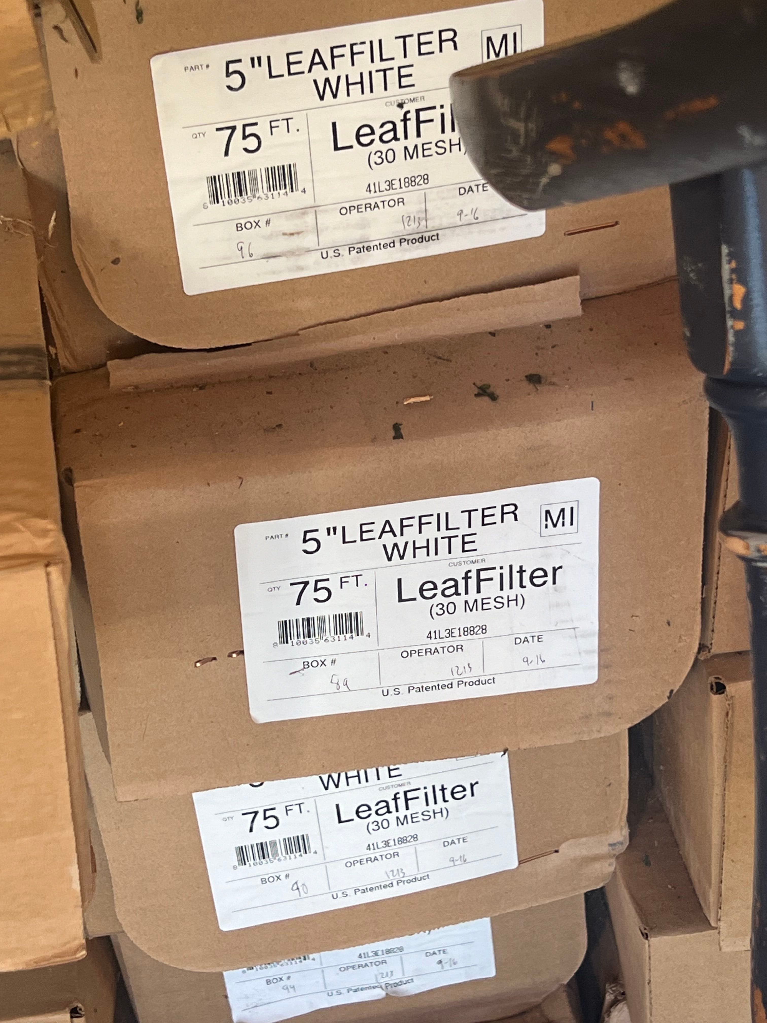 Leaf filter gutter guards 5