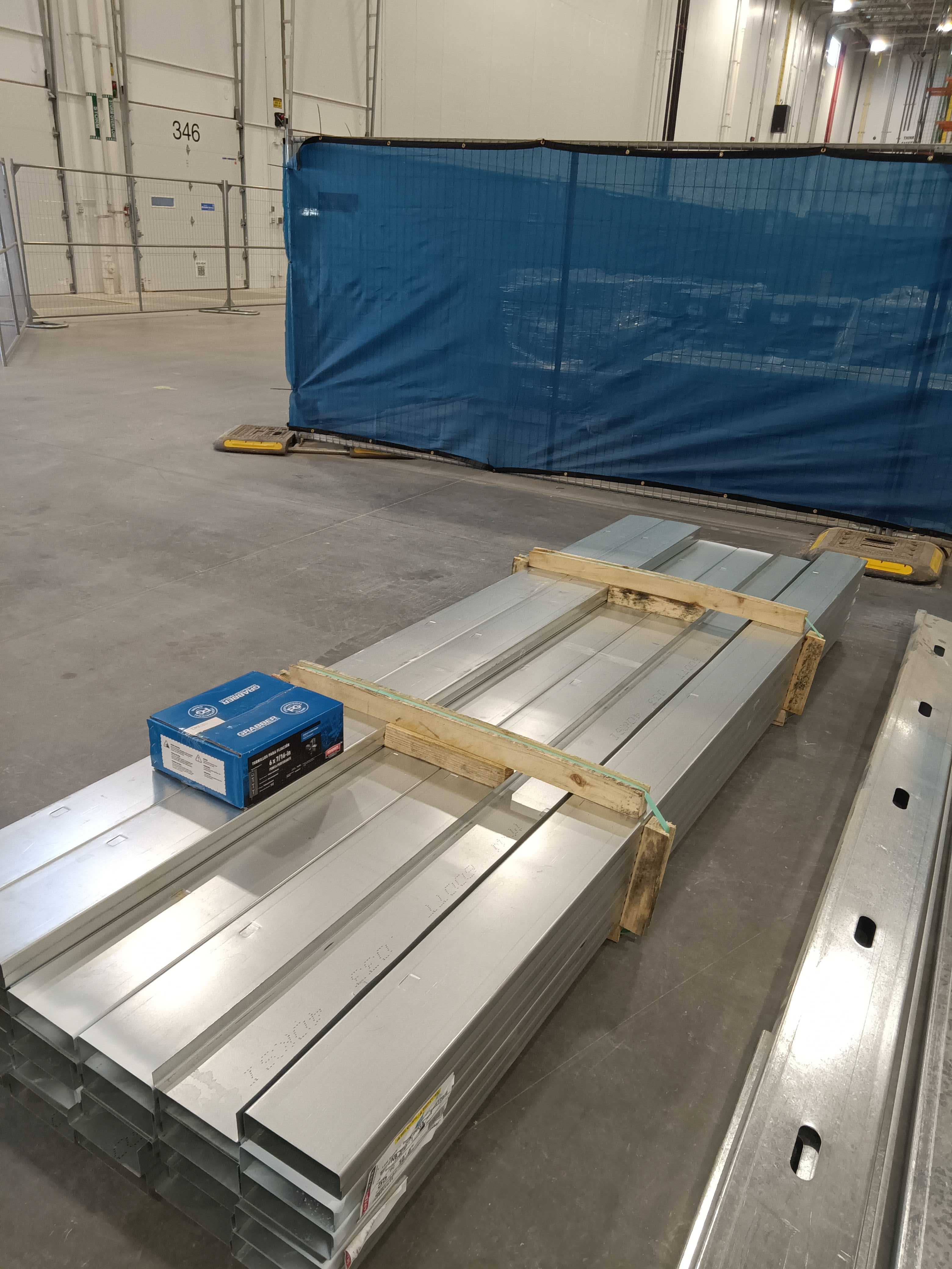 Shaft wall track and studs