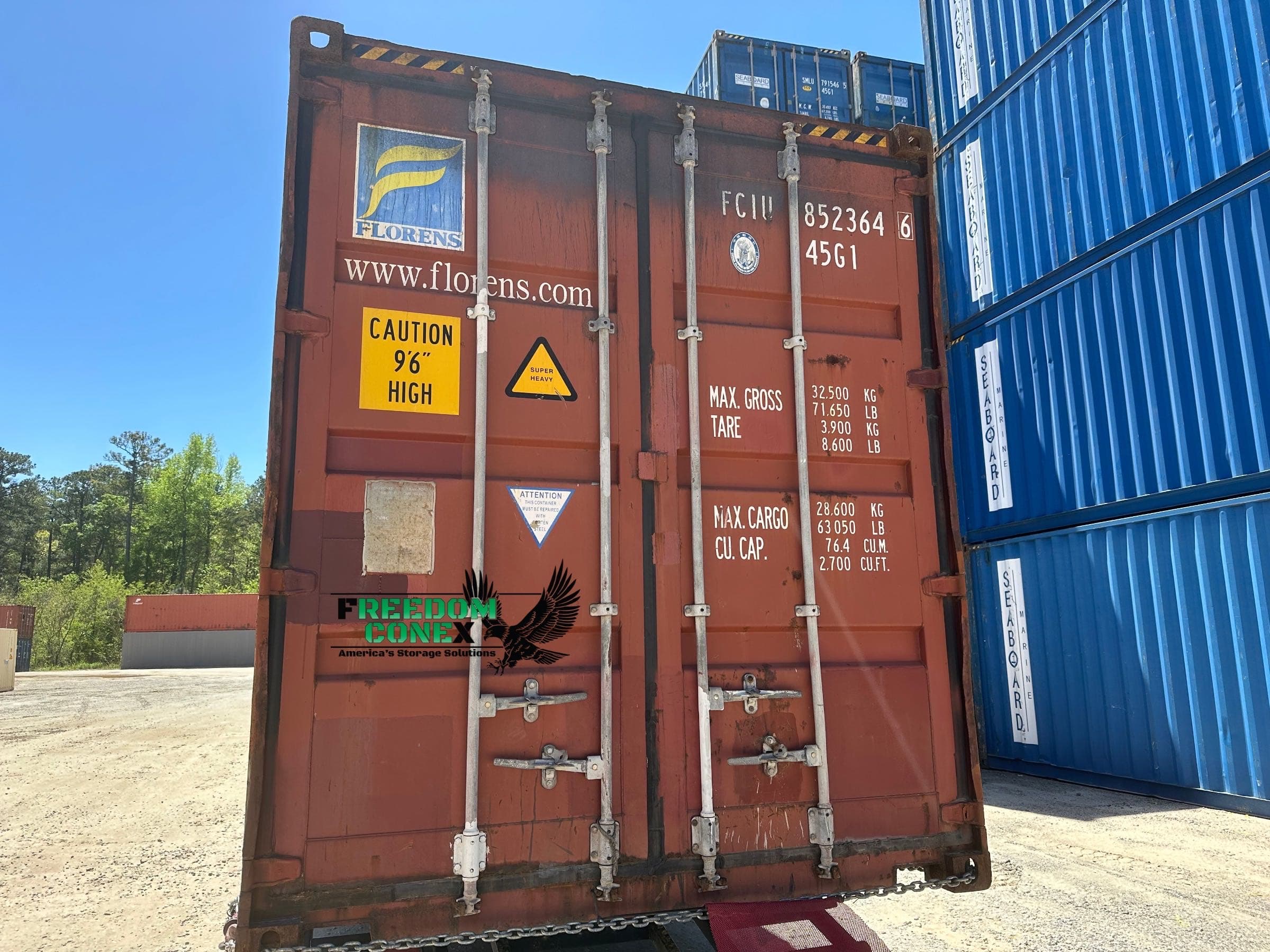 Storage Containers Available- 20ft, 40ft, 40ft HC 4