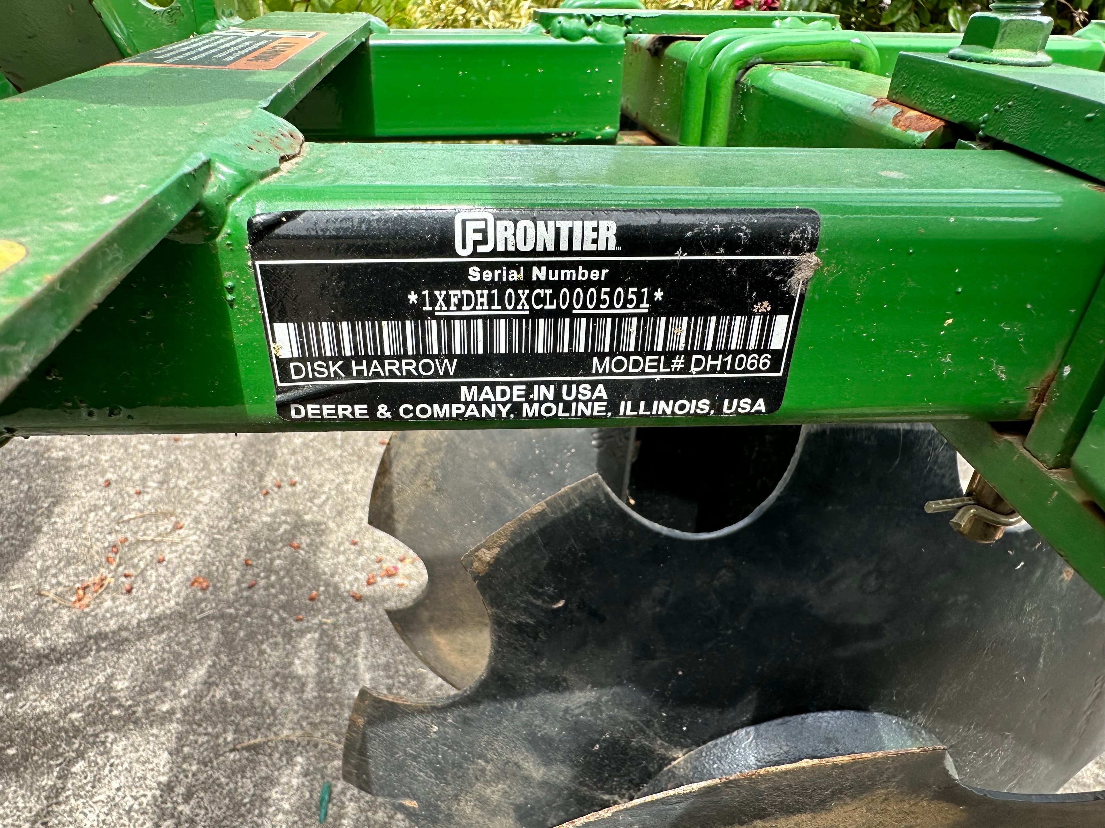 Frontier Disk Harrow DH1066 6