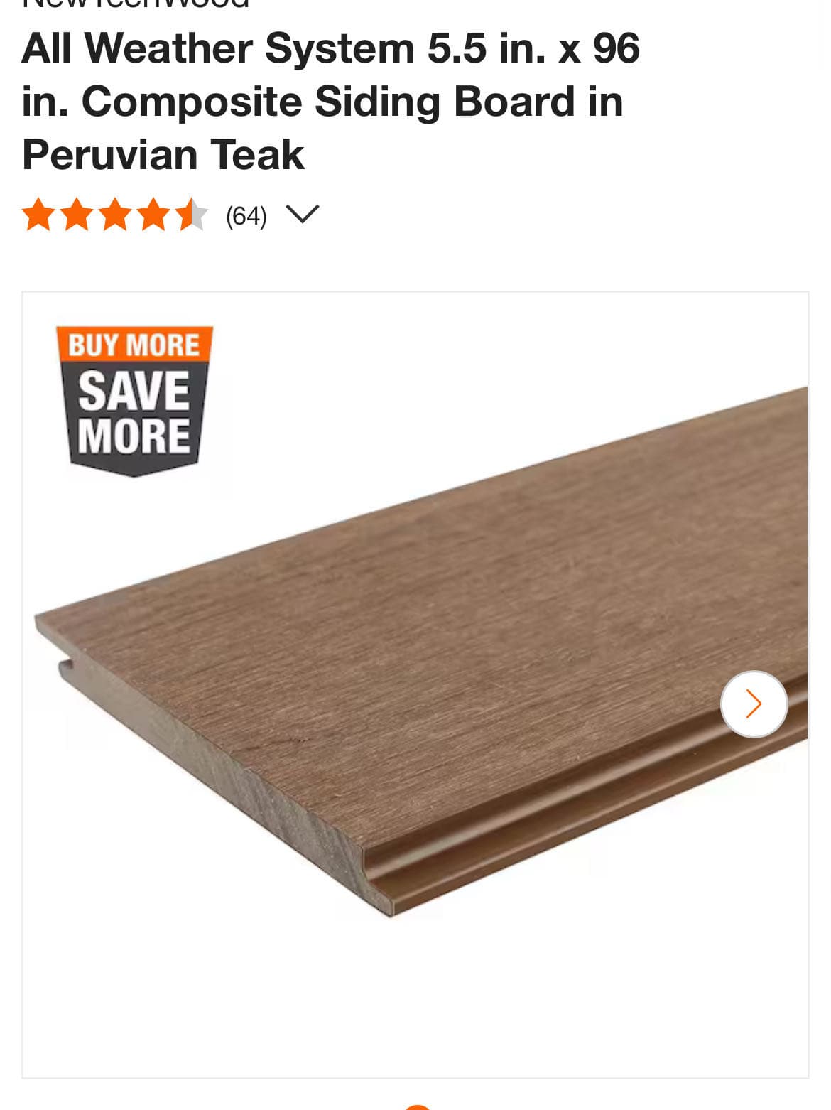 Newtech Peruvian Teak Claddinf