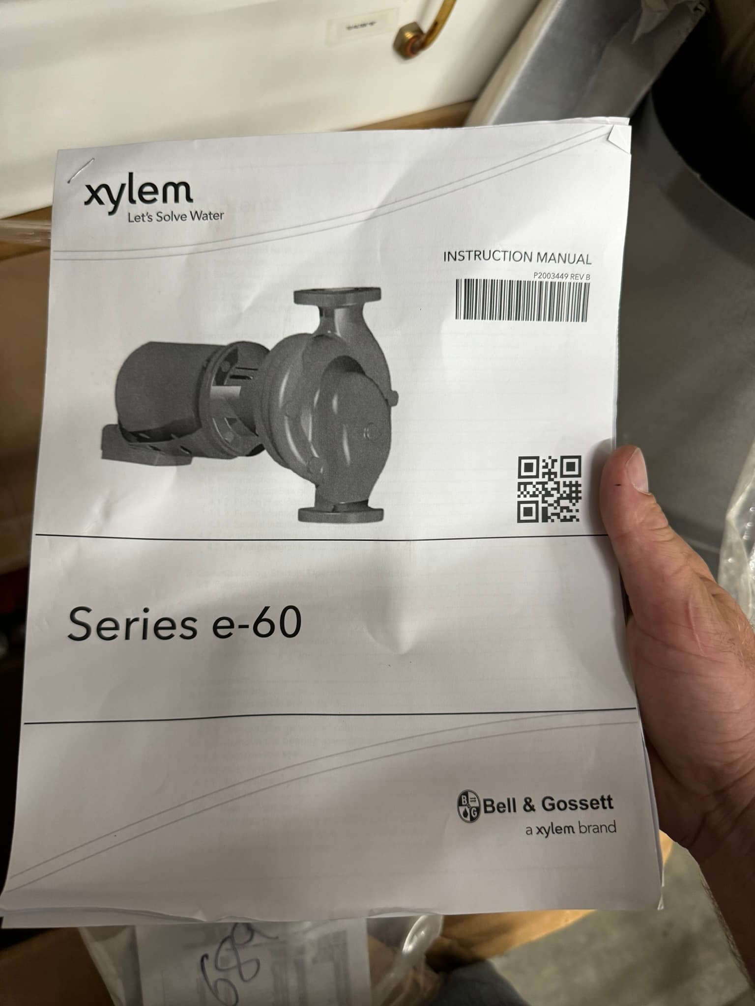 Xylem 60 Fire Circulating Pump 1HP 4