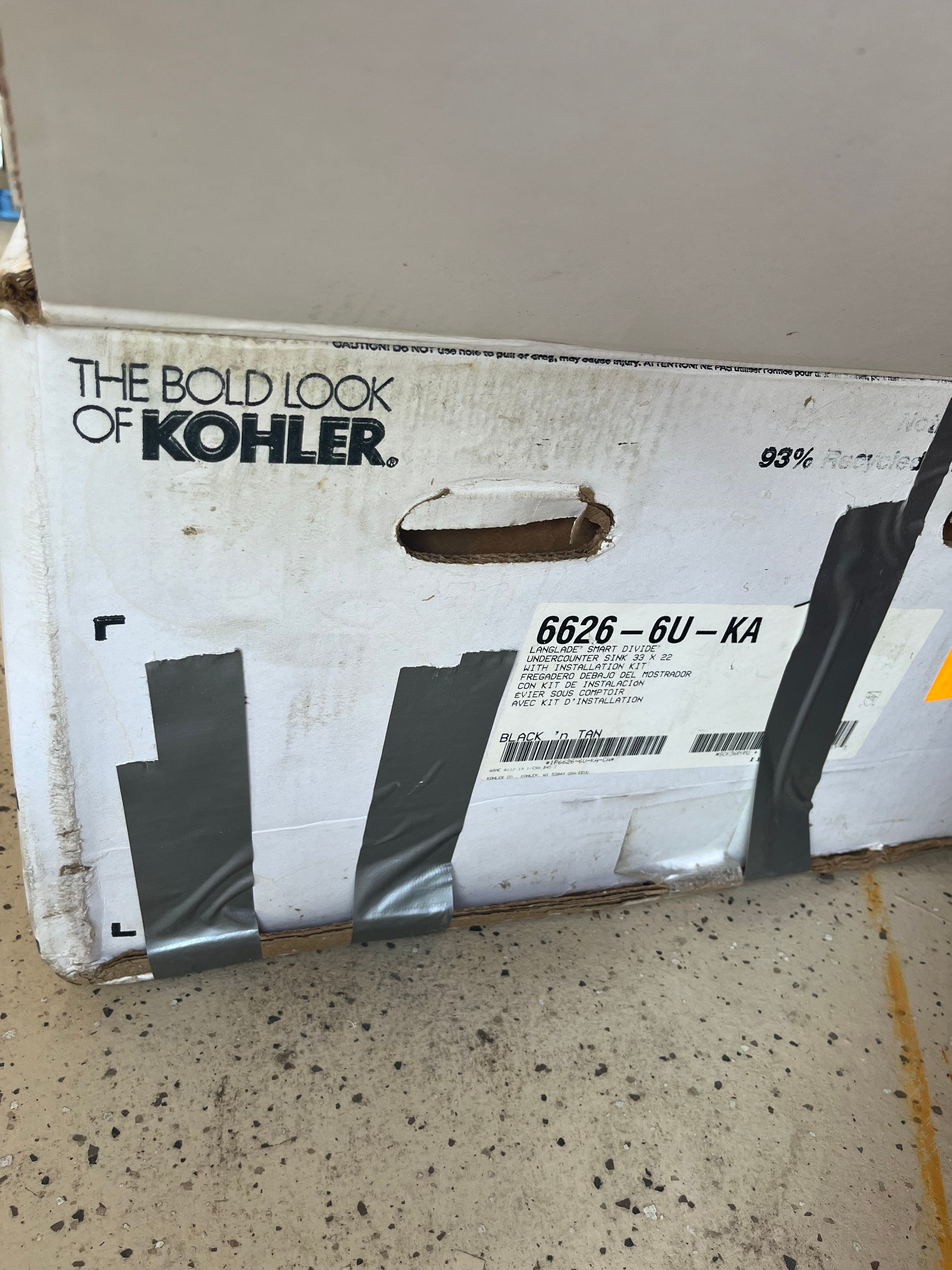 Kohler Porcelain Kitchen Sink 33x22 2