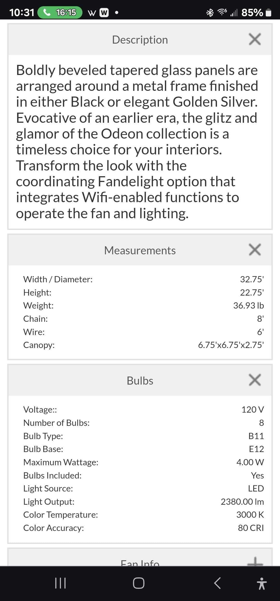 Wifi enabled fan light 3