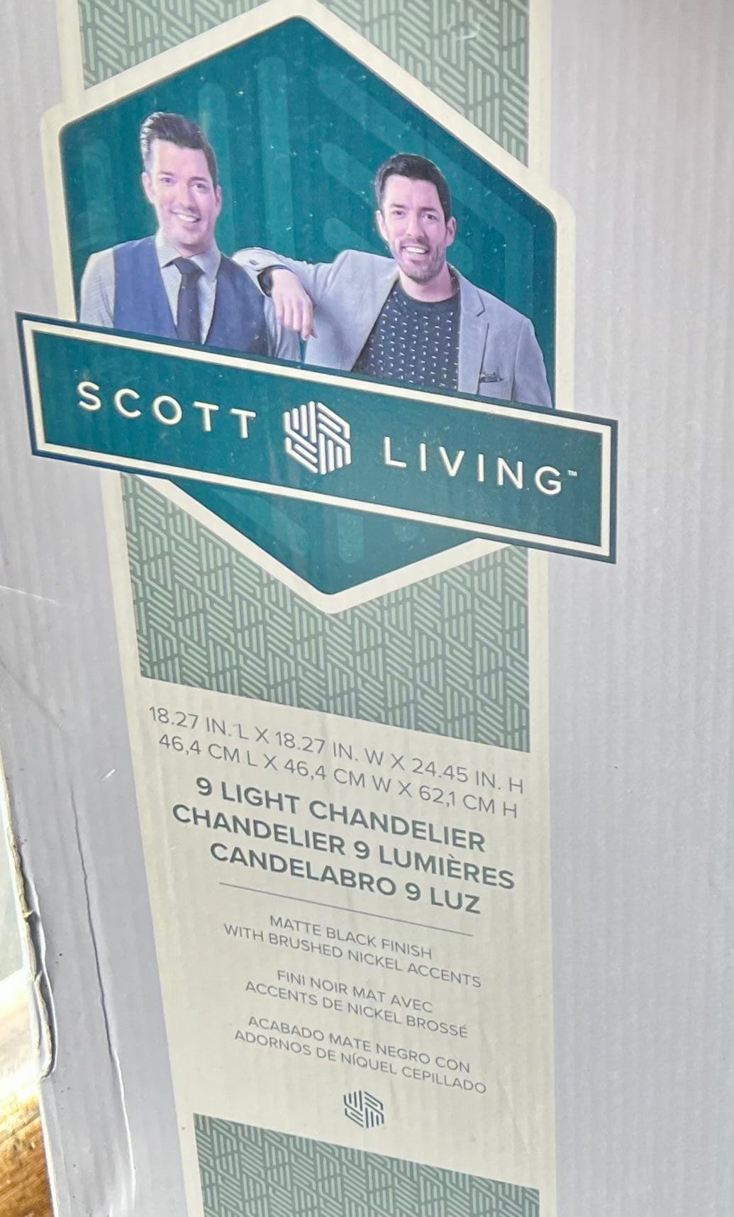 Scott living chandelier