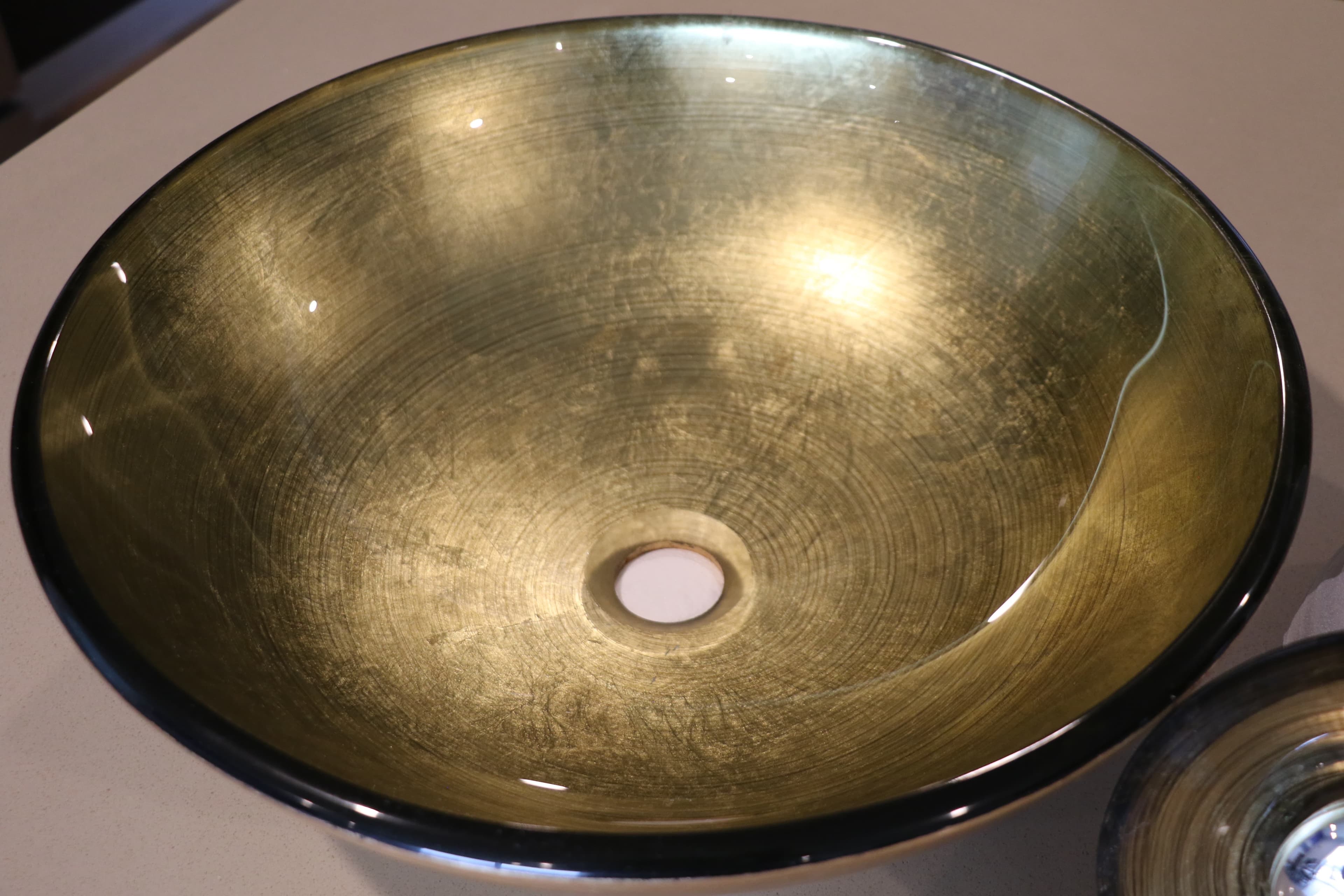 Glass Sink Bowl Set(with faucet) 24